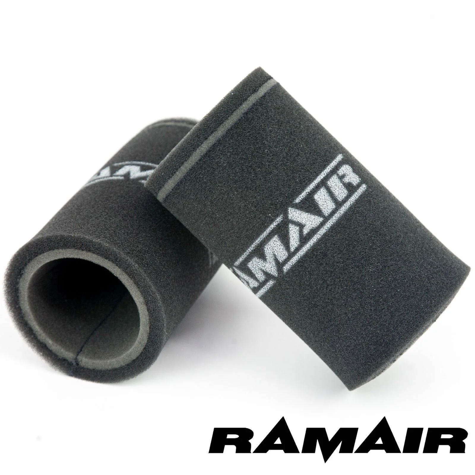 Ramair 2x Single Inlet Motorcycle Carb Sock Foam Air Filter 165mm