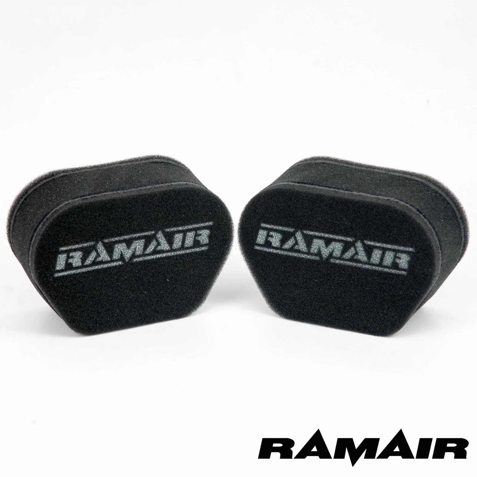 Ramair 2x Twin Inlet Motorcycle Carb Sock Foam Air Filter 74mm