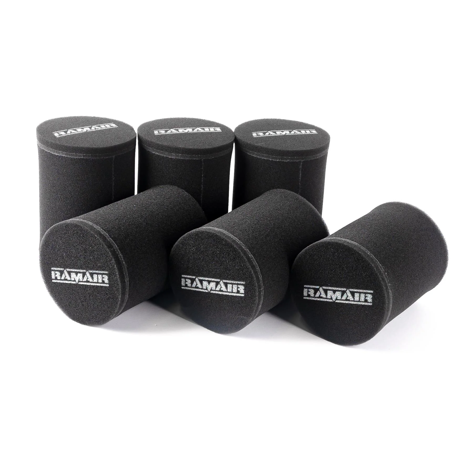 Ramair Carb Sock Foam Air Filter Single Inlet 90mm - 6 Pack
