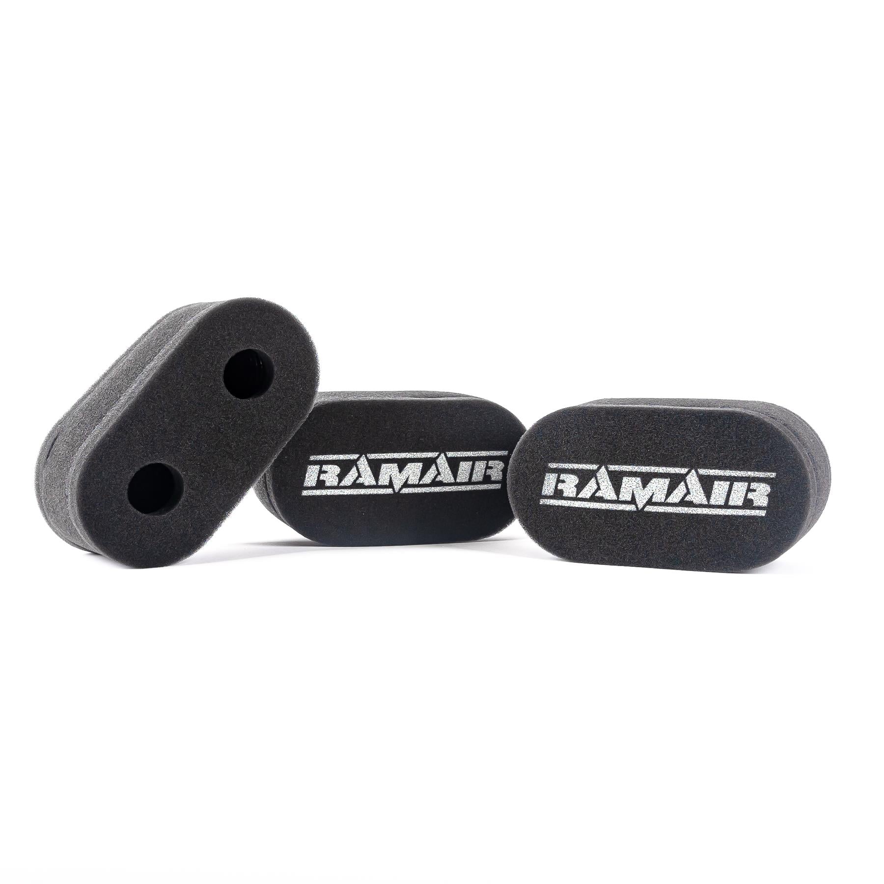 Ramair Carb Sock Foam Air Filters Caged 3x 75mm - Short