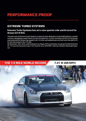 Dodson Superstock 7 plate 650lbs Nissan GTR - Image 2