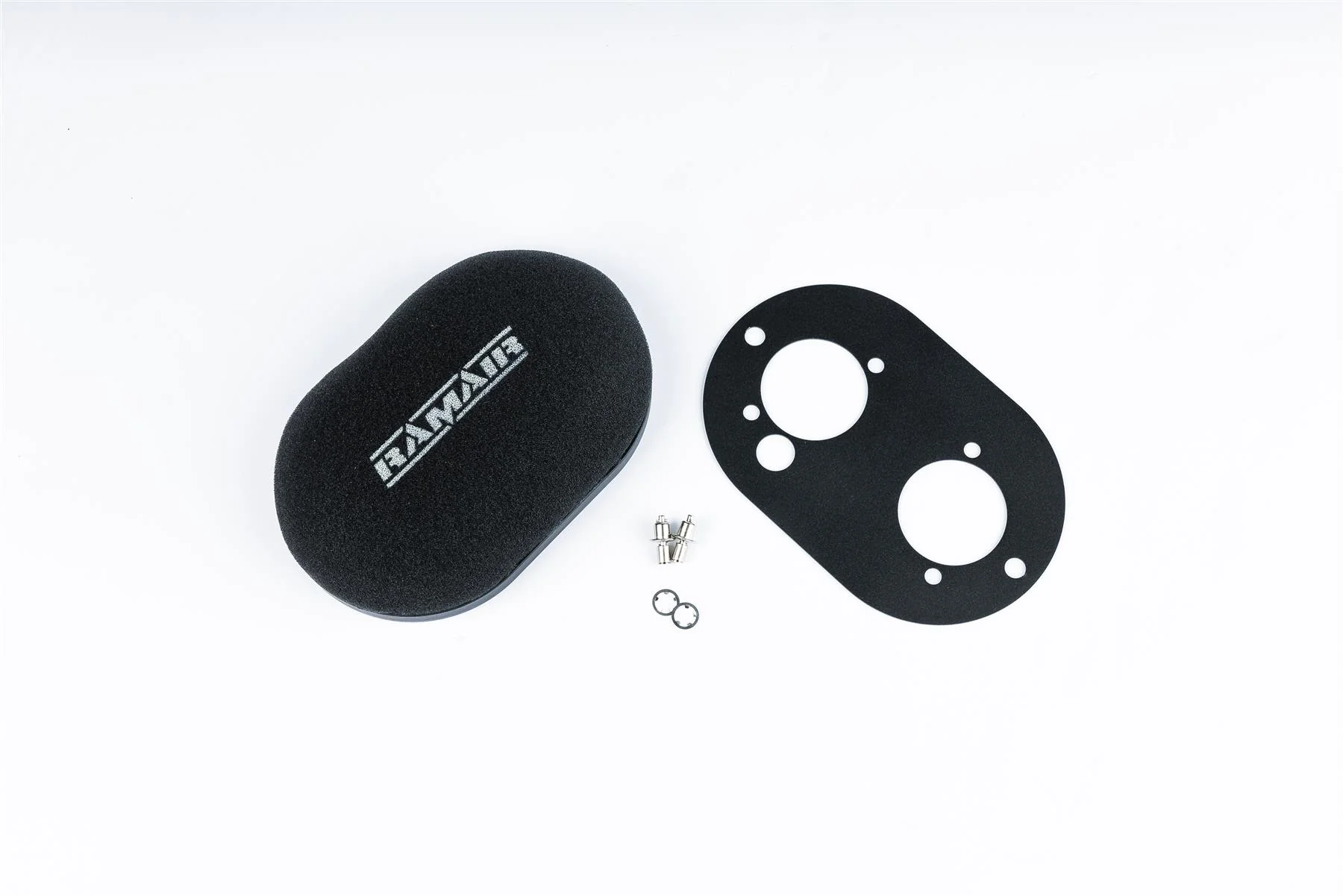 Ramair Domed Carb Air Filter & Baseplate to fit Dellorto 40 DHLA - 65mm Internal Height
