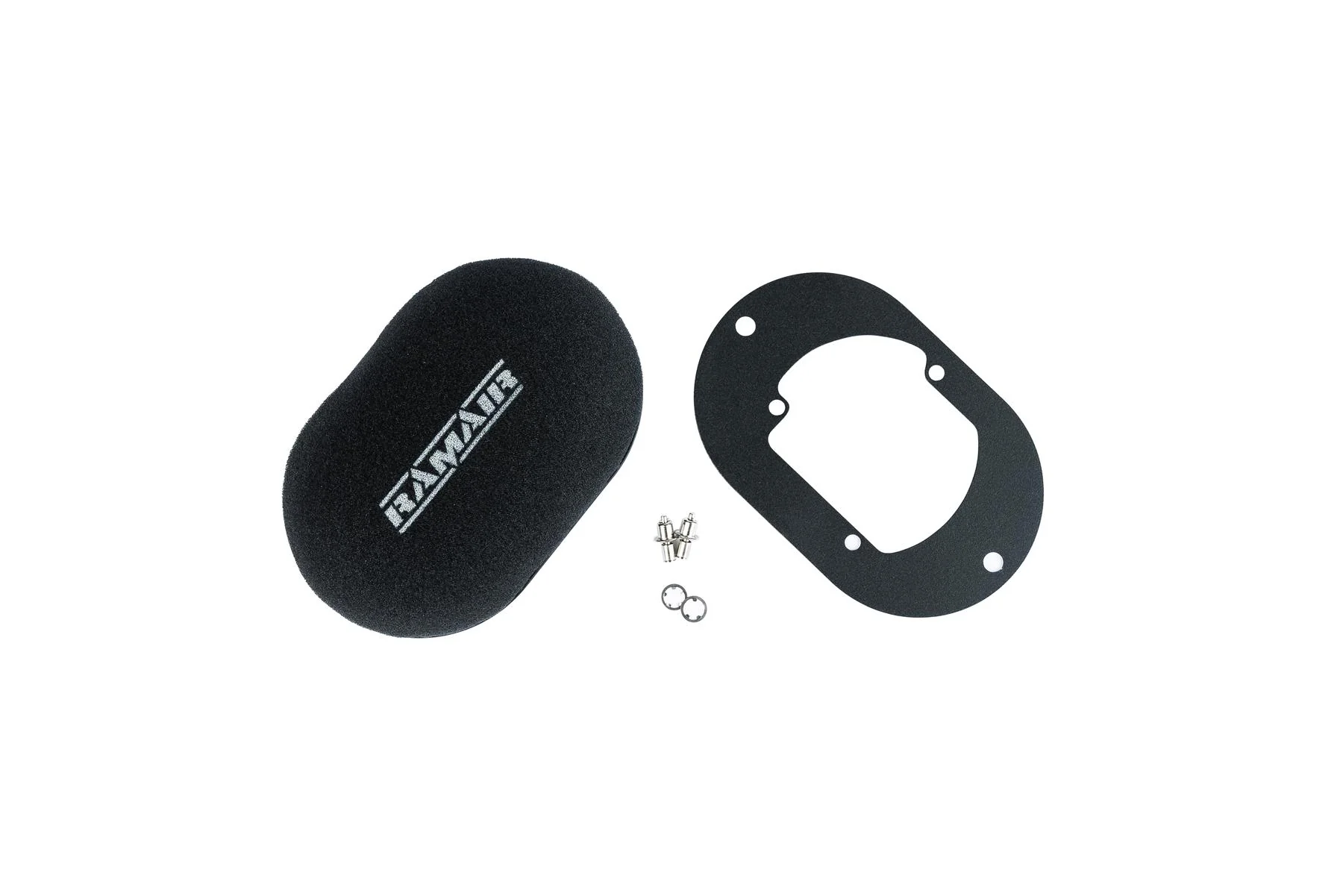 Ramair Domed Carb Air Filter & Baseplate to fit Pierburg 2B2, 2B4, 2B5 - 100mm Internal Height