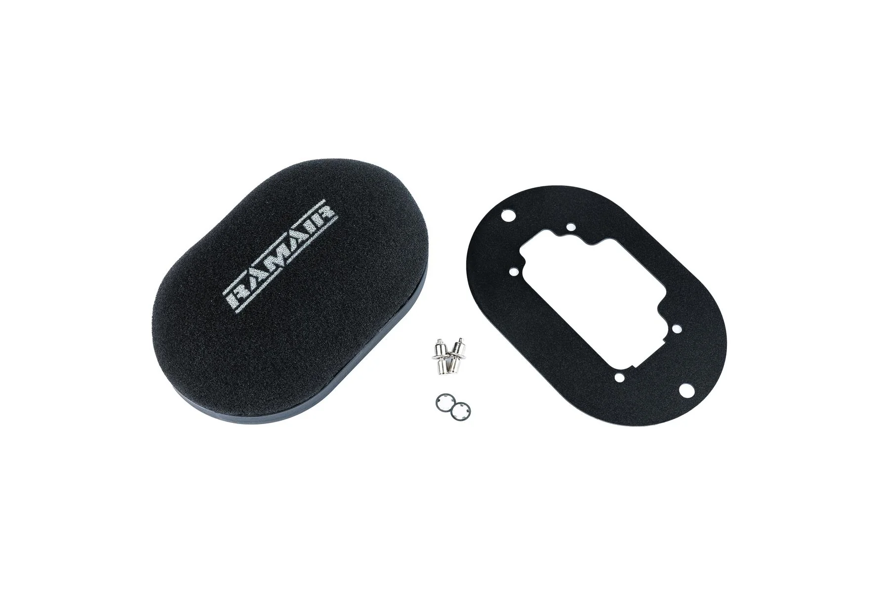 Ramair Domed Carb Air Filter & Baseplate to fit Weber 32/36 DGV/DGEV, 38 DGAS/DGMS - 65mm Internal Height