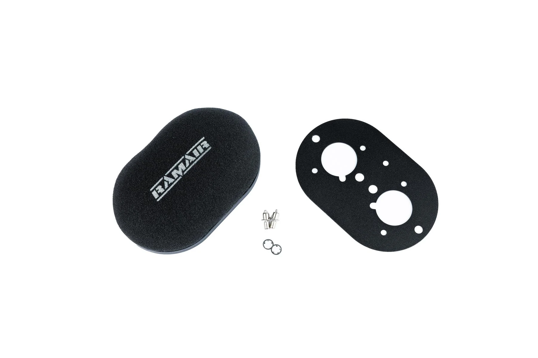 Ramair Domed Carb Air Filter & Baseplate to fit Weber 40 IDF - 100mm Internal Height