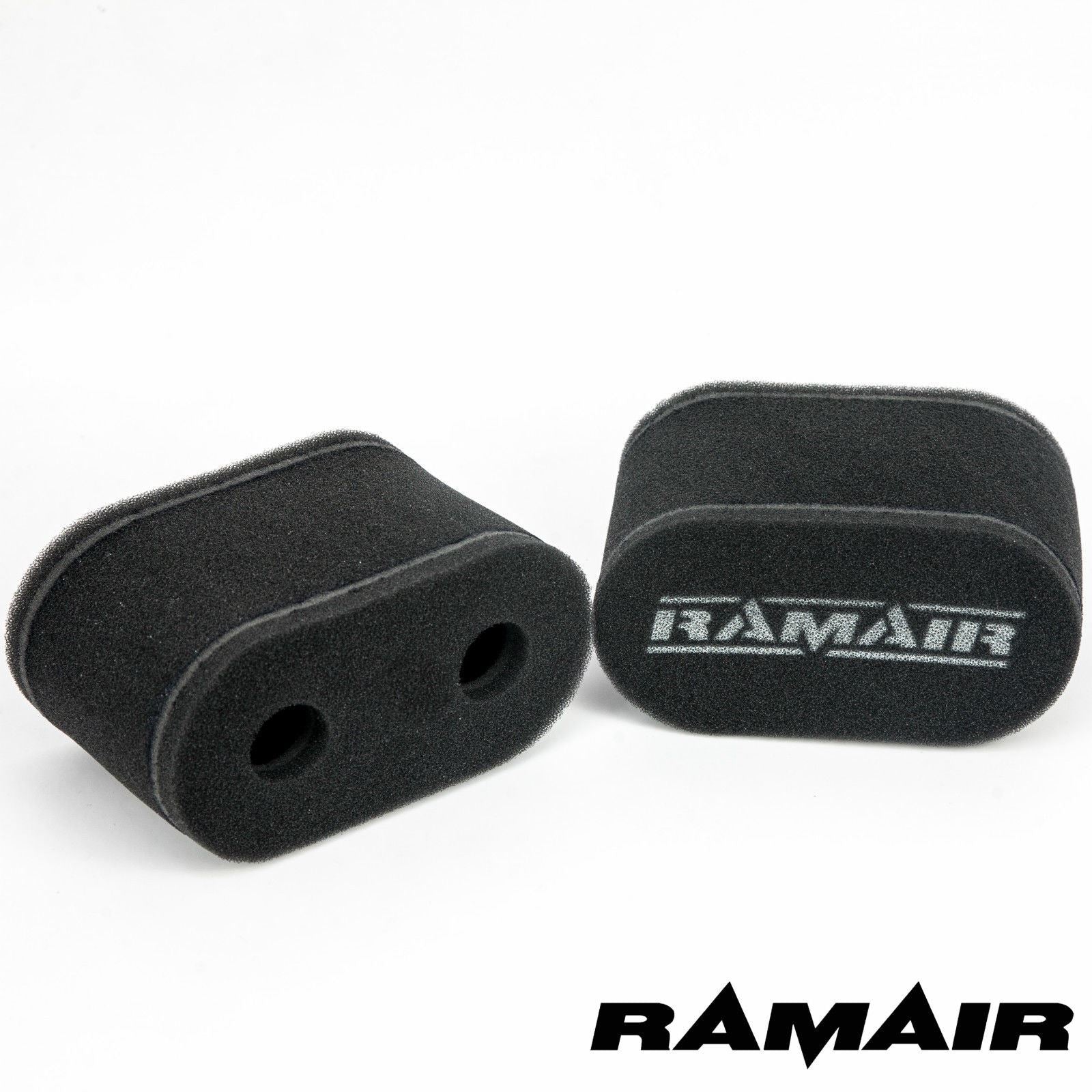 Ramair MS-010 - 2x Twin Inlet Motorcycle Carb Sock Air Filter