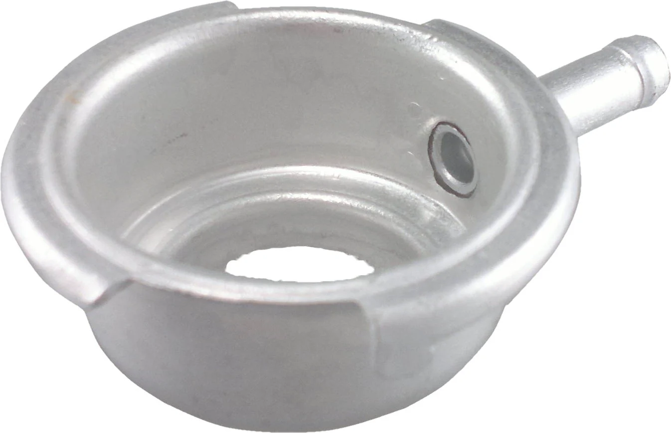 OBP Standard size Billet Alloy Radiator Filler Neck - 6mm Swaged Screw on Overflow
