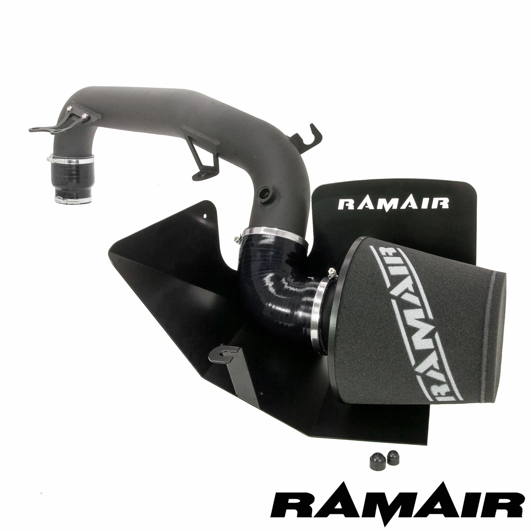Ramair Performance Foam Induction Kit for 2.3 Ecoboost MK3 Ford Focus RS - Black Hose