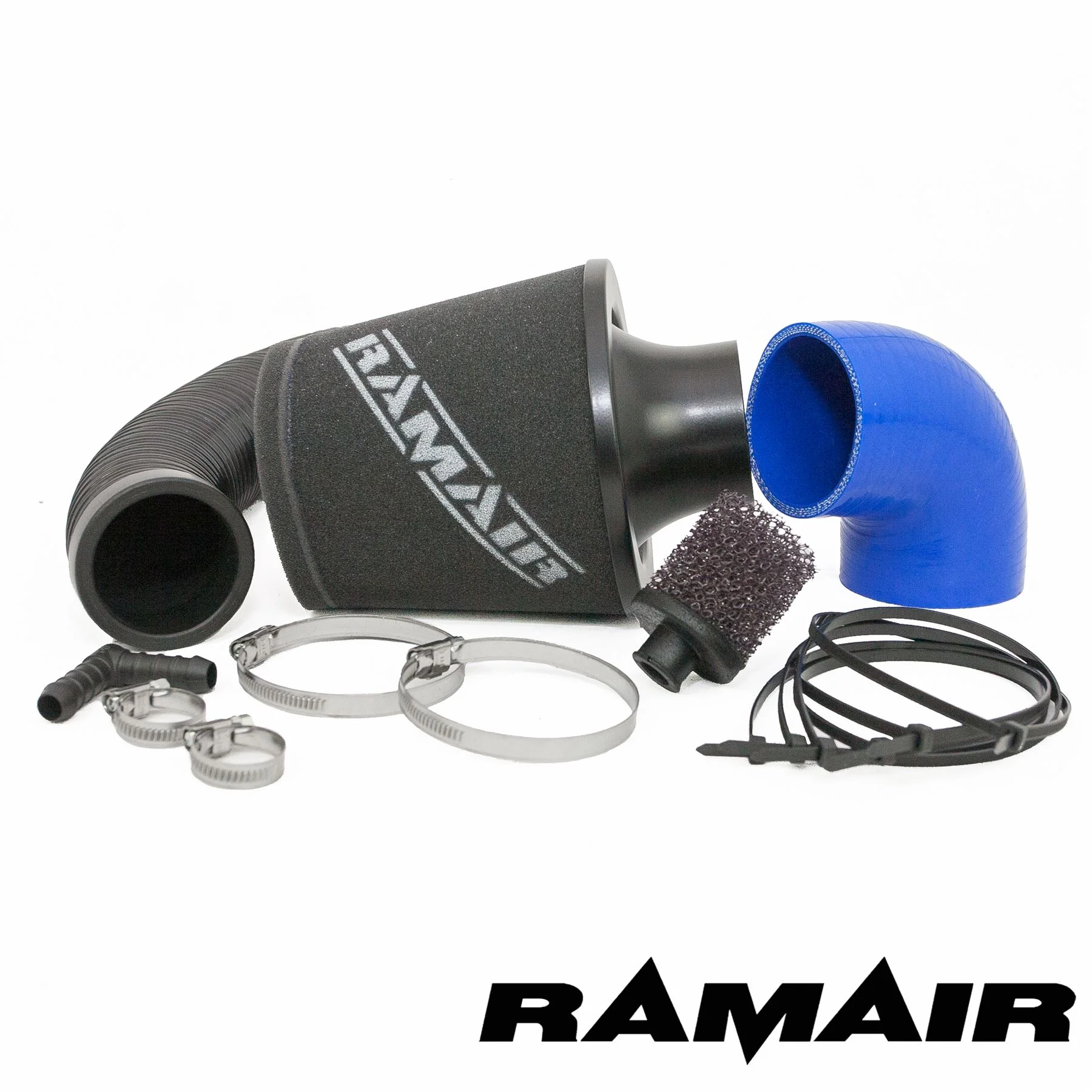 Ramair Performance Foam Induction Kit for Ford Fiesta ST150 MK5 - Blue Hose