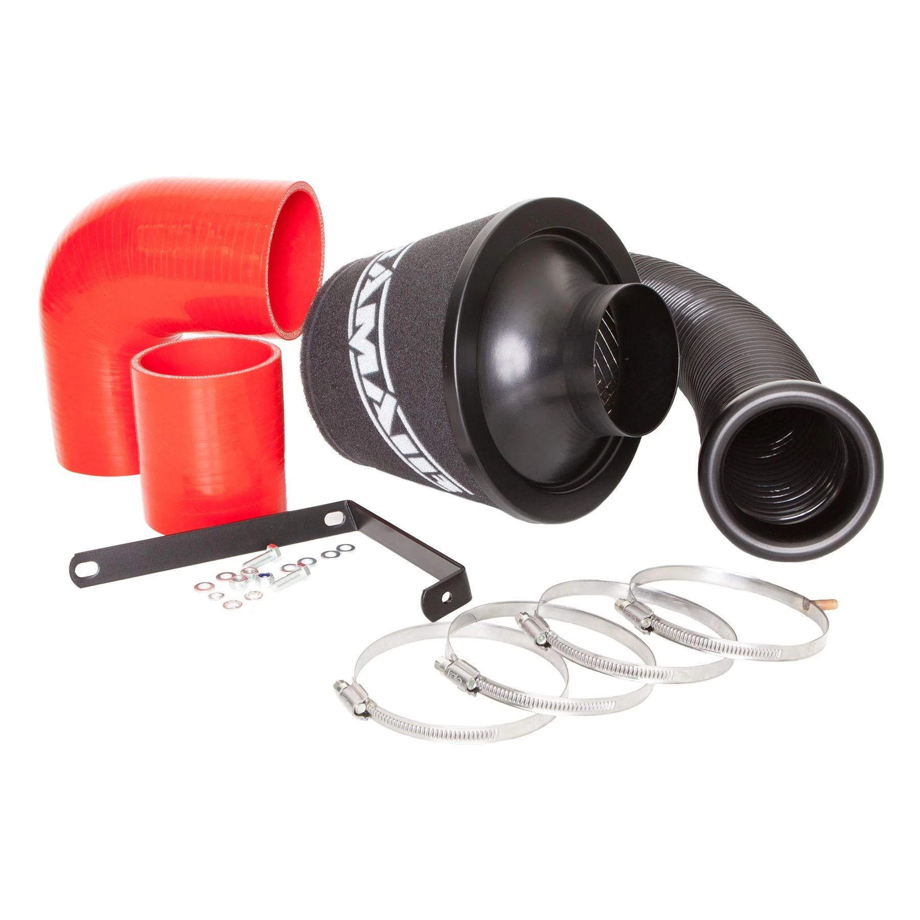 Ramair Performance Foam Induction Kit for VW MK5 Golf R32 3.2 V6  - Red Hoses