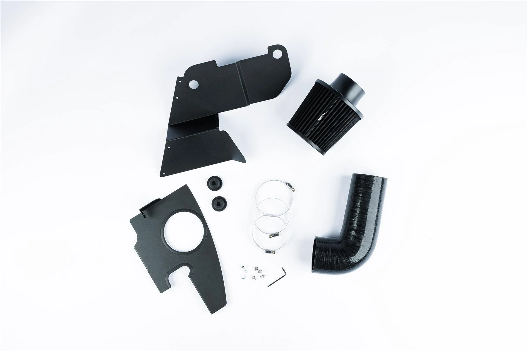 Ramair Performance Pleated Induction Kit for 2.0 TSI TFSI MK6 GTI - Black Hose