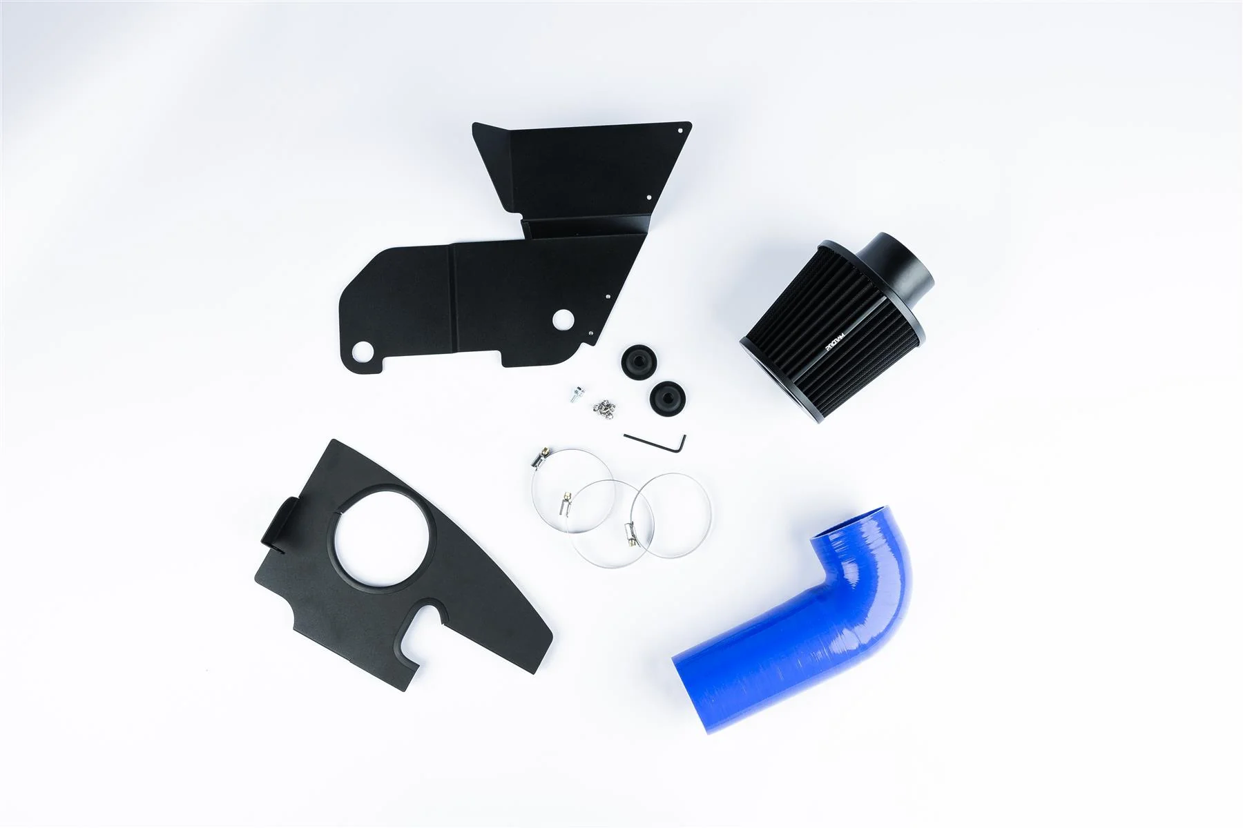 Ramair Performance Pleated Induction Kit for 2.0 TSI TFSI MK6 GTI - Blue Hose
