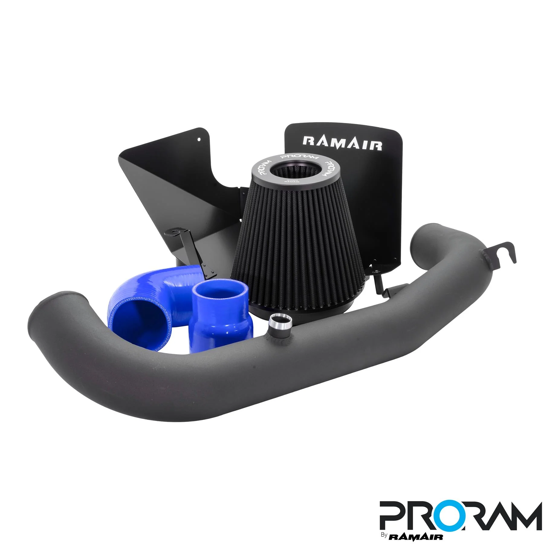 Ramair Performance Pleated Induction Kit for 2.3 Ecoboost MK3 Ford Focus RS - Blue Hose