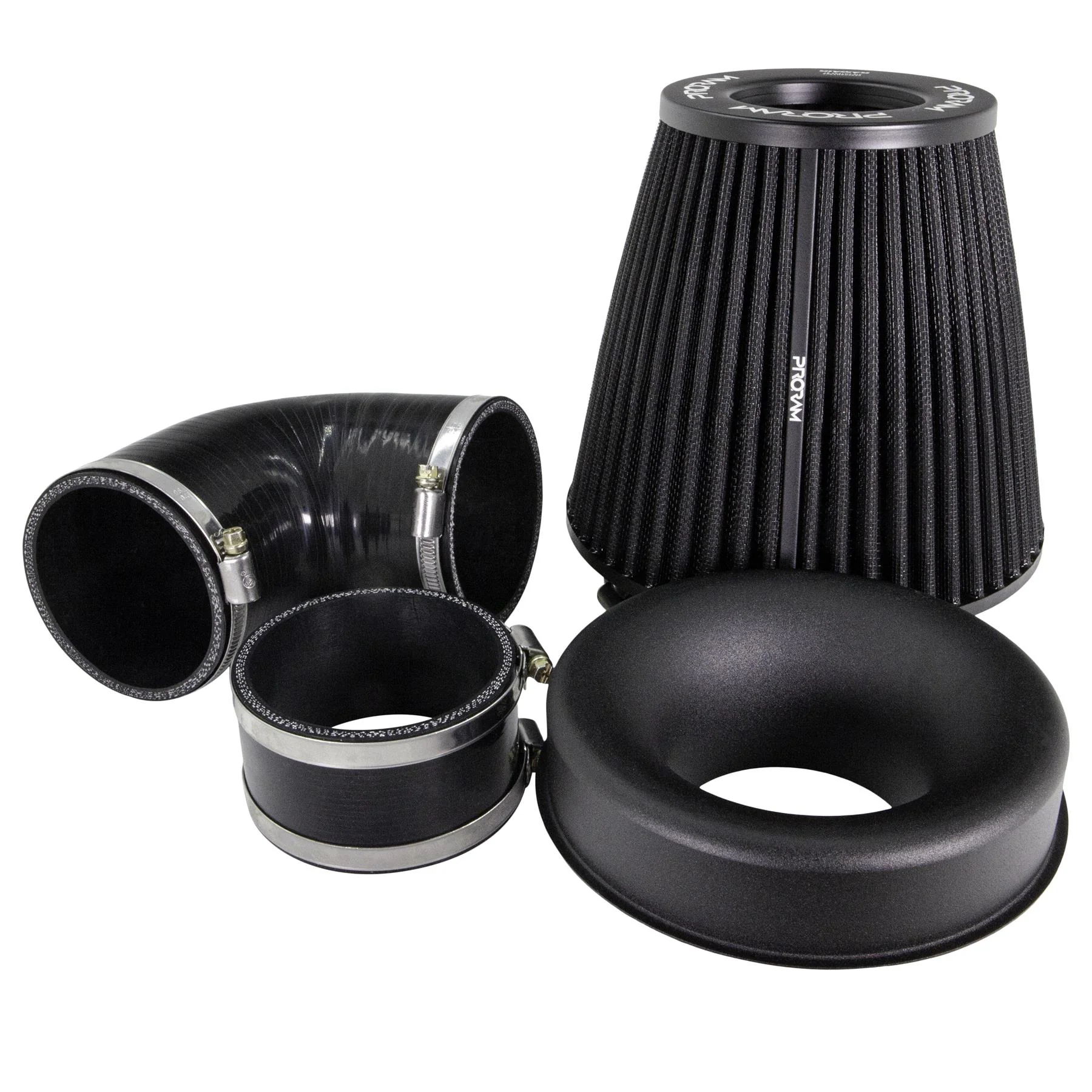 Ramair Performance Pleated Induction Kit for MK2 Focus ST - Black Hoses