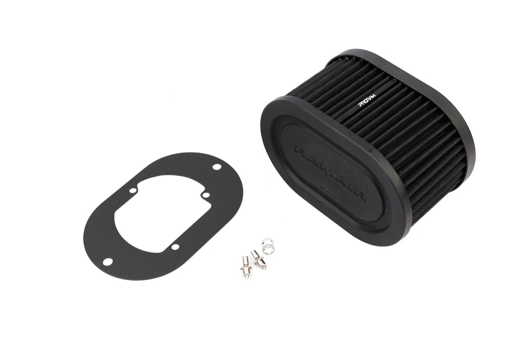 Ramair Pleated Carburettor Air Filter Baseplate to fit Pierburg 2E2, 2E3, 2E-E 100mm