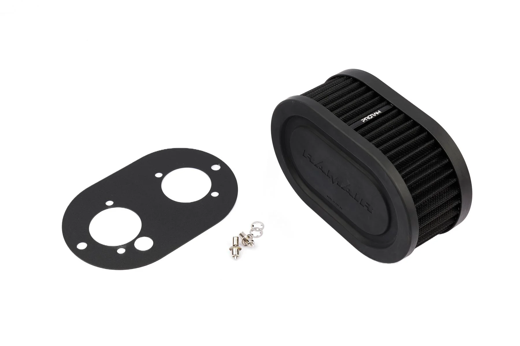 Ramair Pleated Carburettor Intake Air Filter Baseplate to fit Dellorto 40 DHLA - 65mm