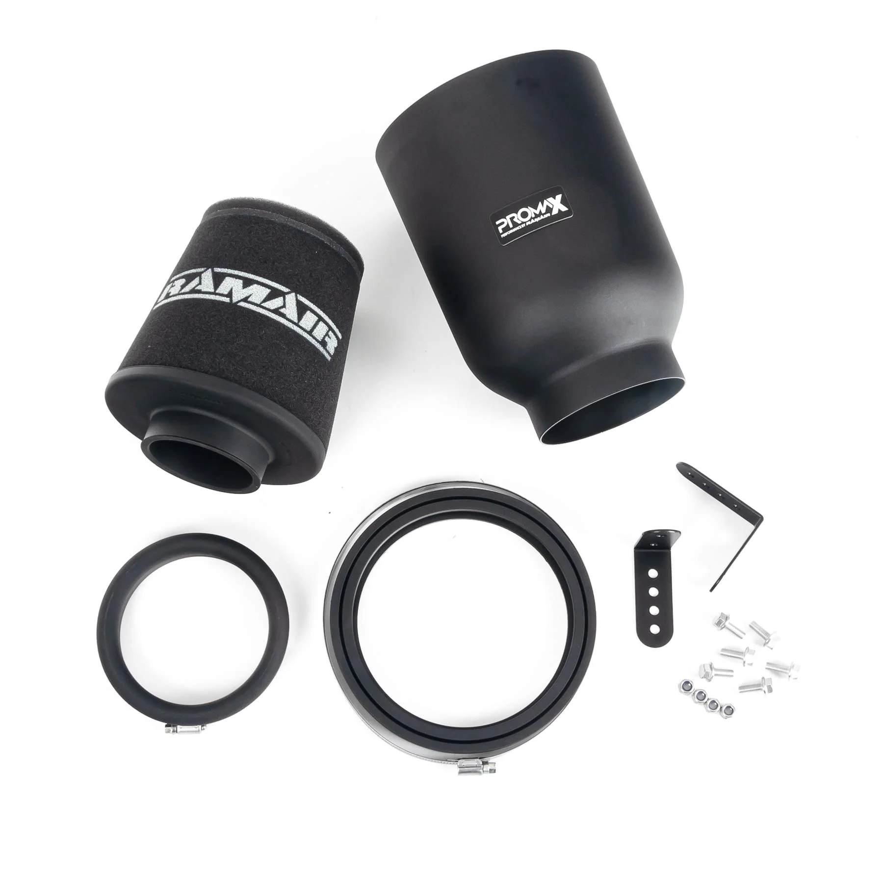 Ramair ProMax Large Universal Foam 80mm Rubber Neck Air Filter in Enclosed Airbox