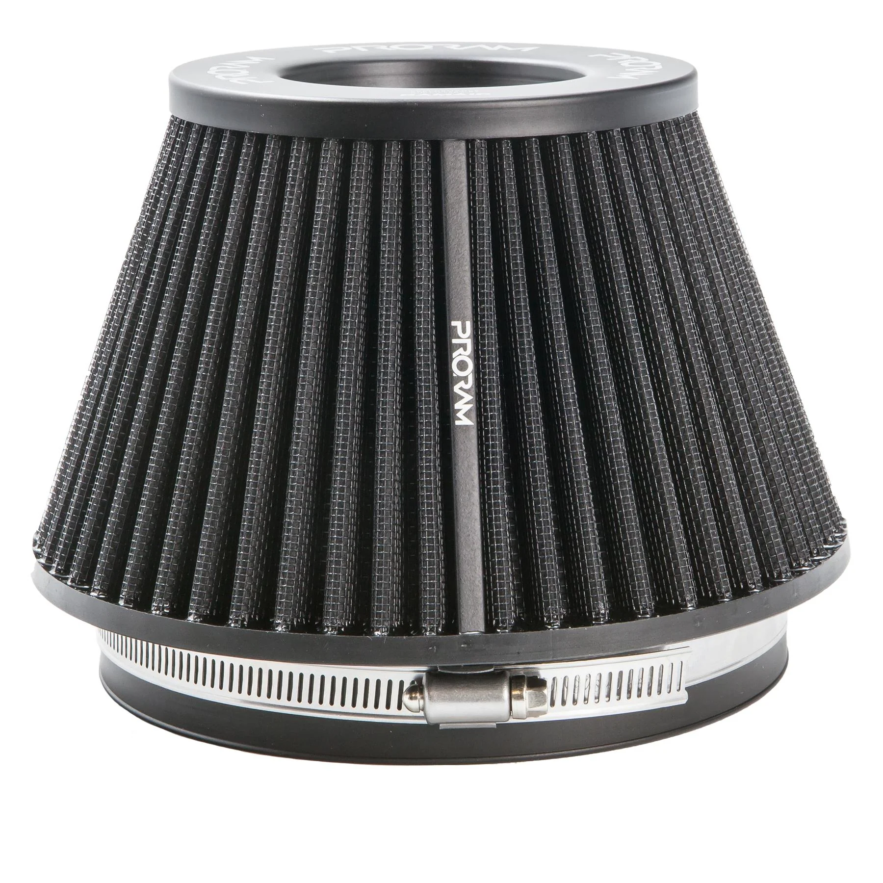 Ramair PRORAM 76mm OD Neck Medium Cone Air Filter with Velocity Stack