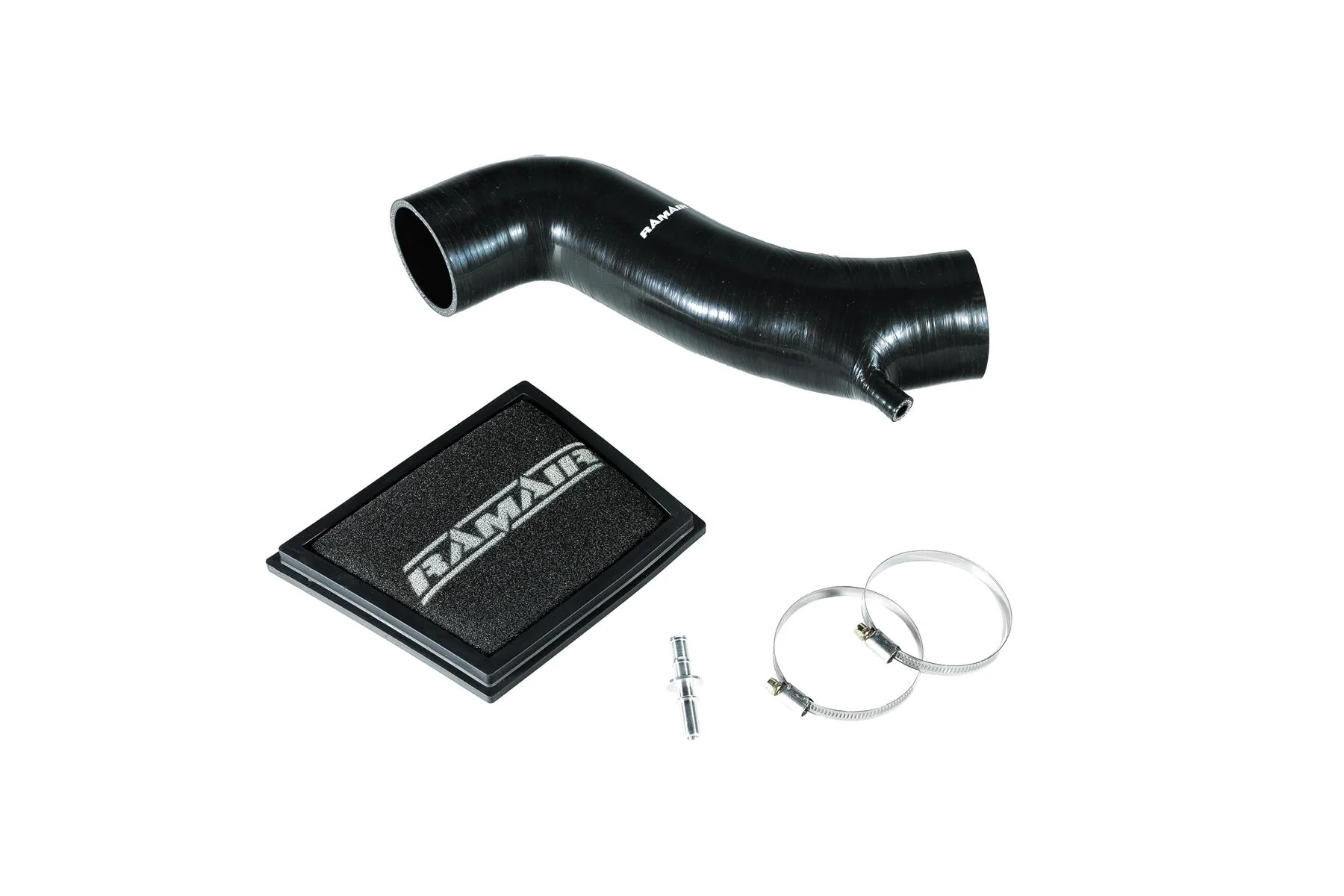 Ramair Ramair Foam Direct Panel Air Filter & Intake Hose for MK7 Ford Fiesta ST - Black