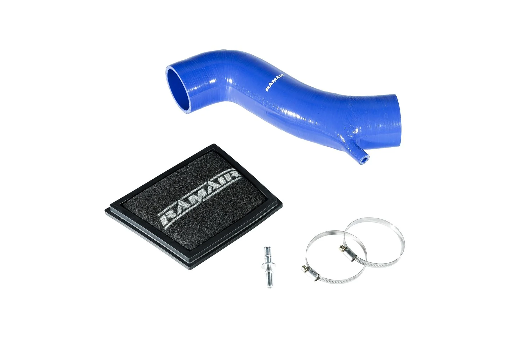 Ramair Ramair Foam Direct Panel Air Filter & Intake Hose for MK7 Ford Fiesta ST - Blue
