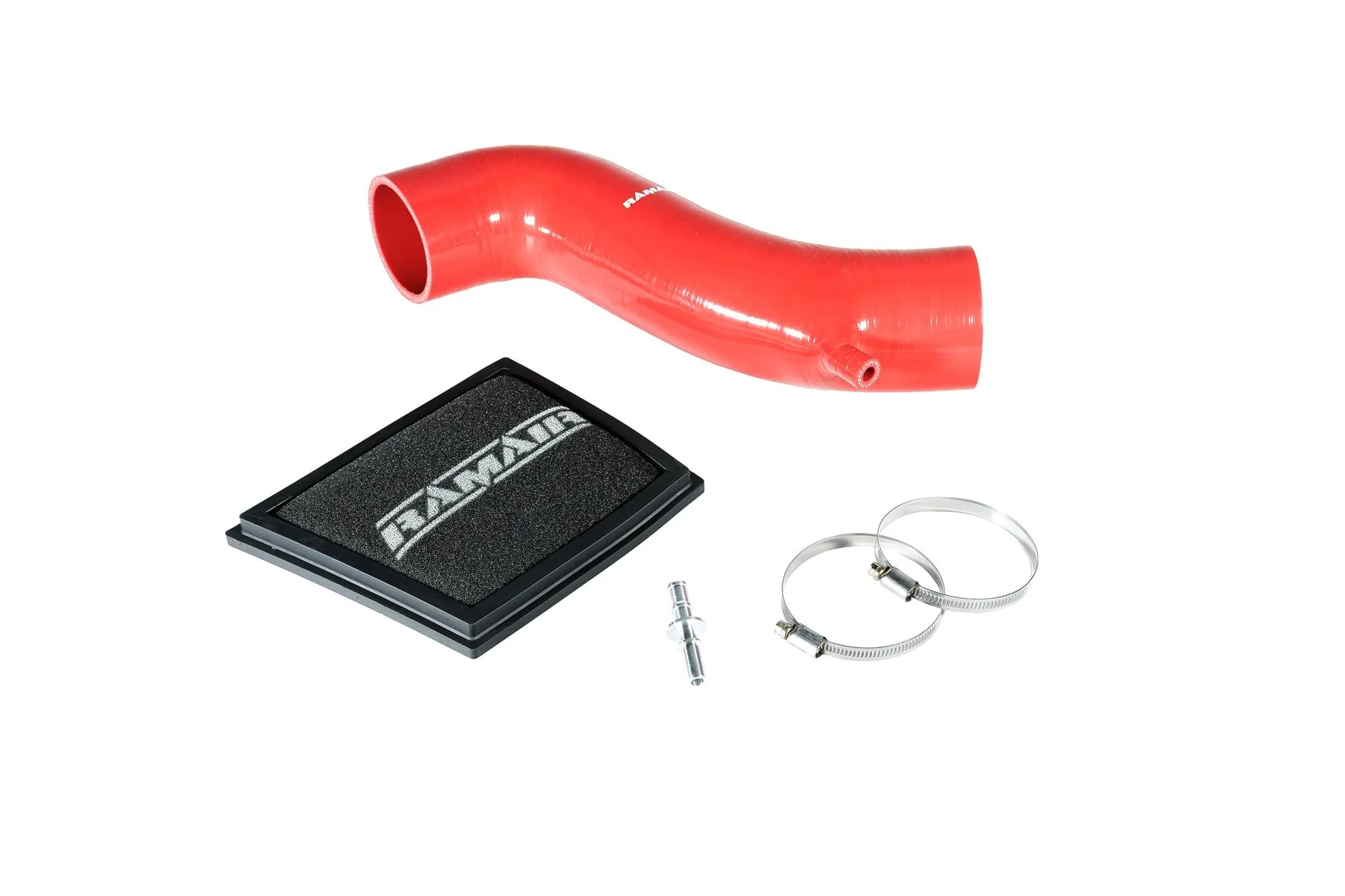 Ramair Ramair Foam Direct Panel Air Filter & Intake Hose for MK7 Ford Fiesta ST - Red