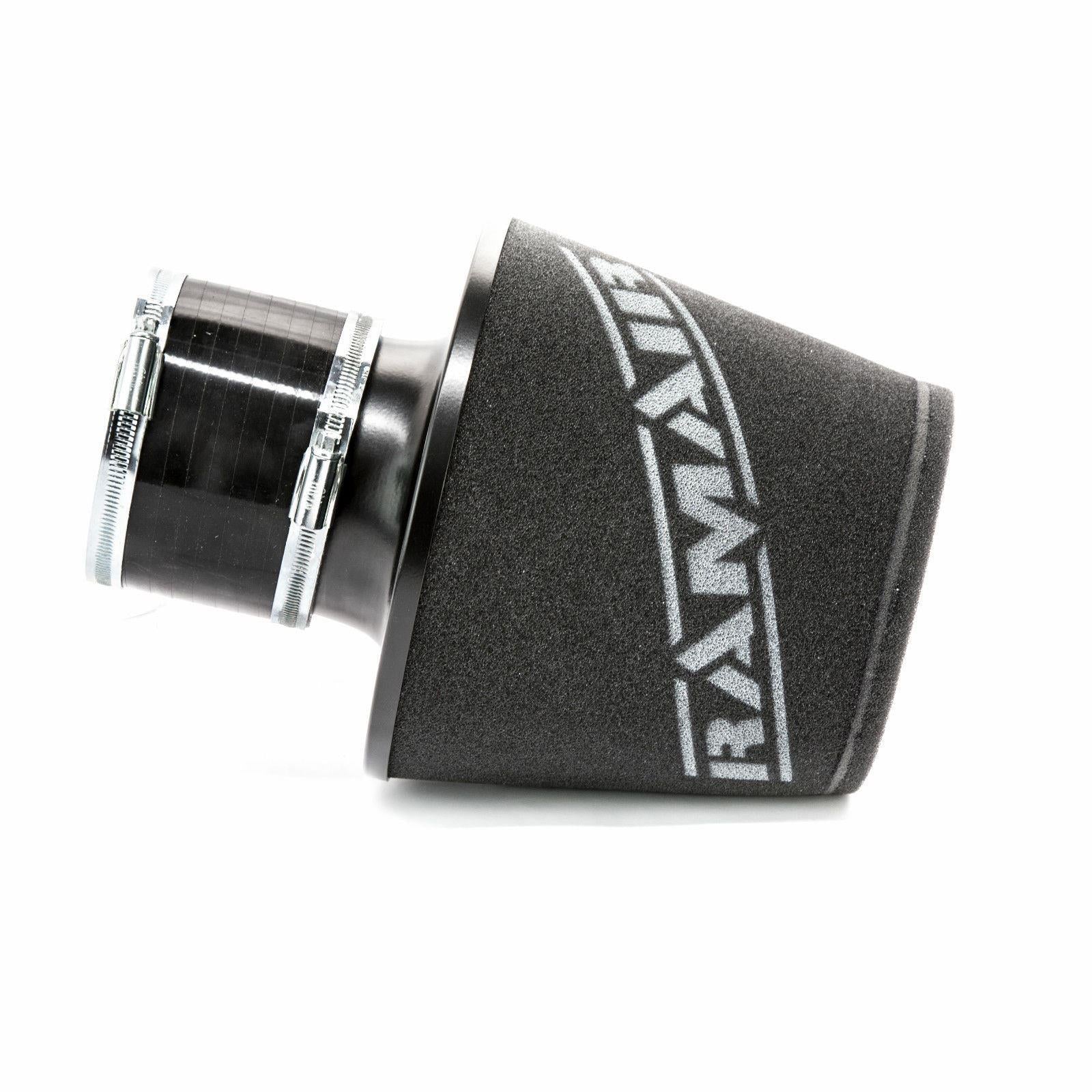 Ramair Ramair Large Foam Filter Aluminium Base 100mm (3.9inch) OD Black with Silicone Coupler