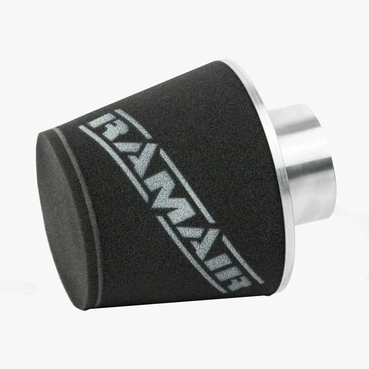 Ramair Ramair Large Foam Filter Aluminium Base 100mm (3.9inch) OD SIlver