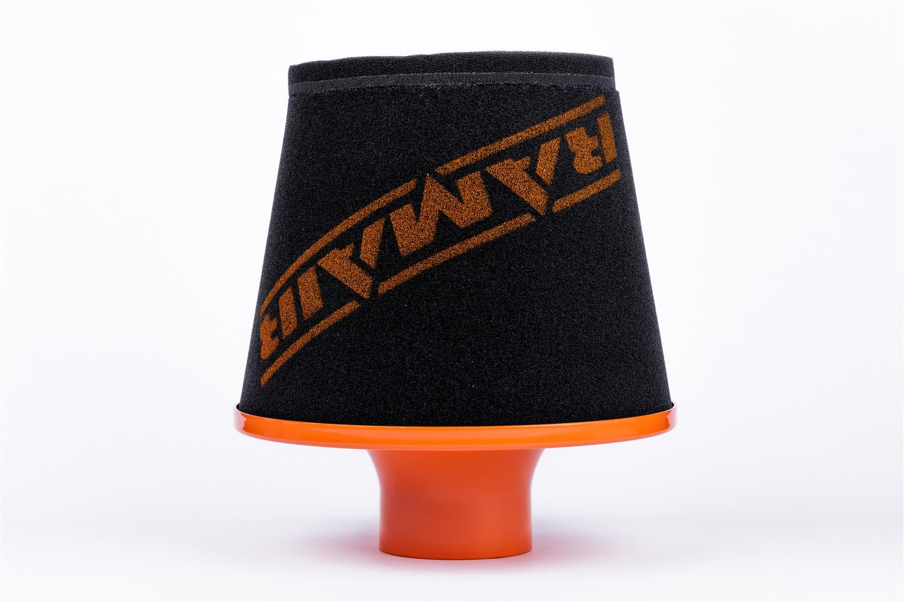 Ramair Ramair Large Foam Filter Aluminium Base 90mm (3.5inch) OD Orange