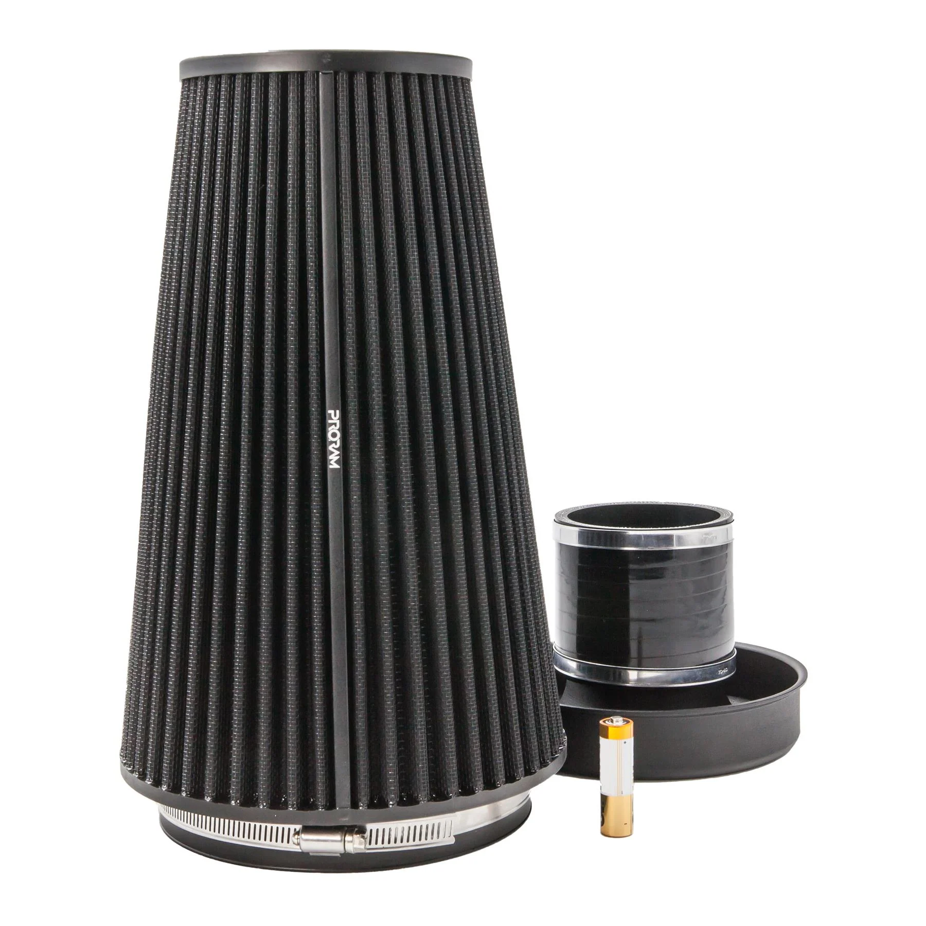 Ramair Ramair Pleated 70mm (2.75inch) ID Neck XLarge Cone Air Filter with Velocity Stack and Coupling