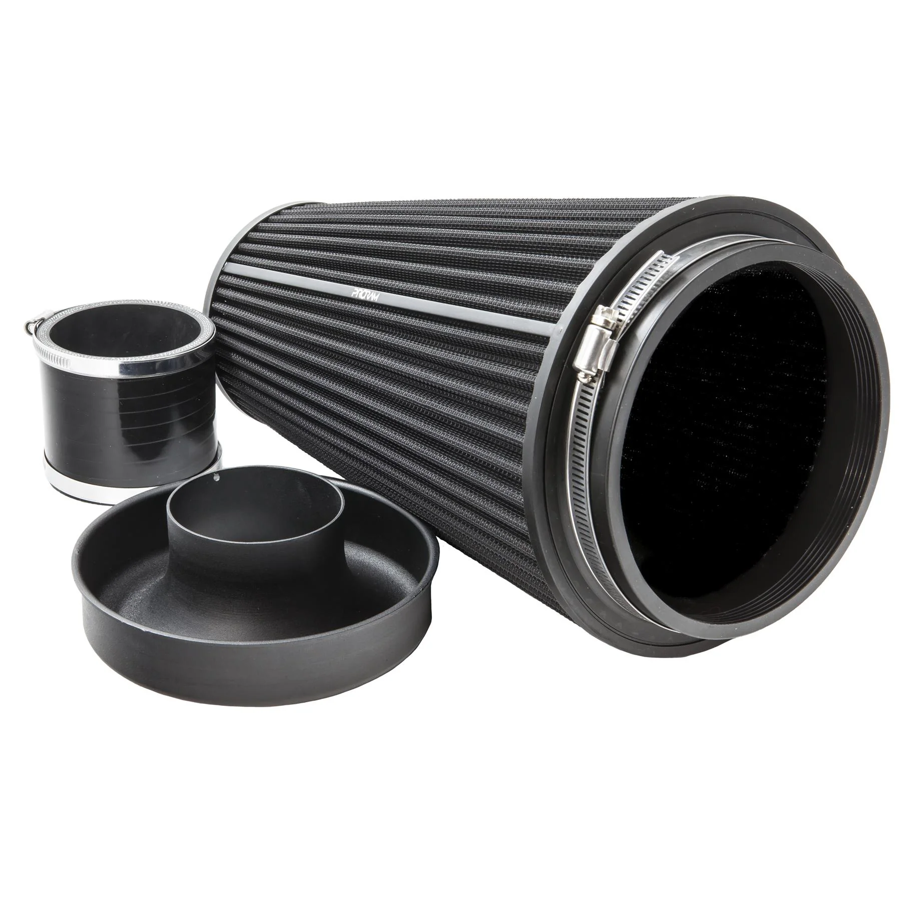 Ramair Ramair Pleated 76mm (3inch) ID Neck XLarge Cone Air Filter with Velocity Stack and Coupling