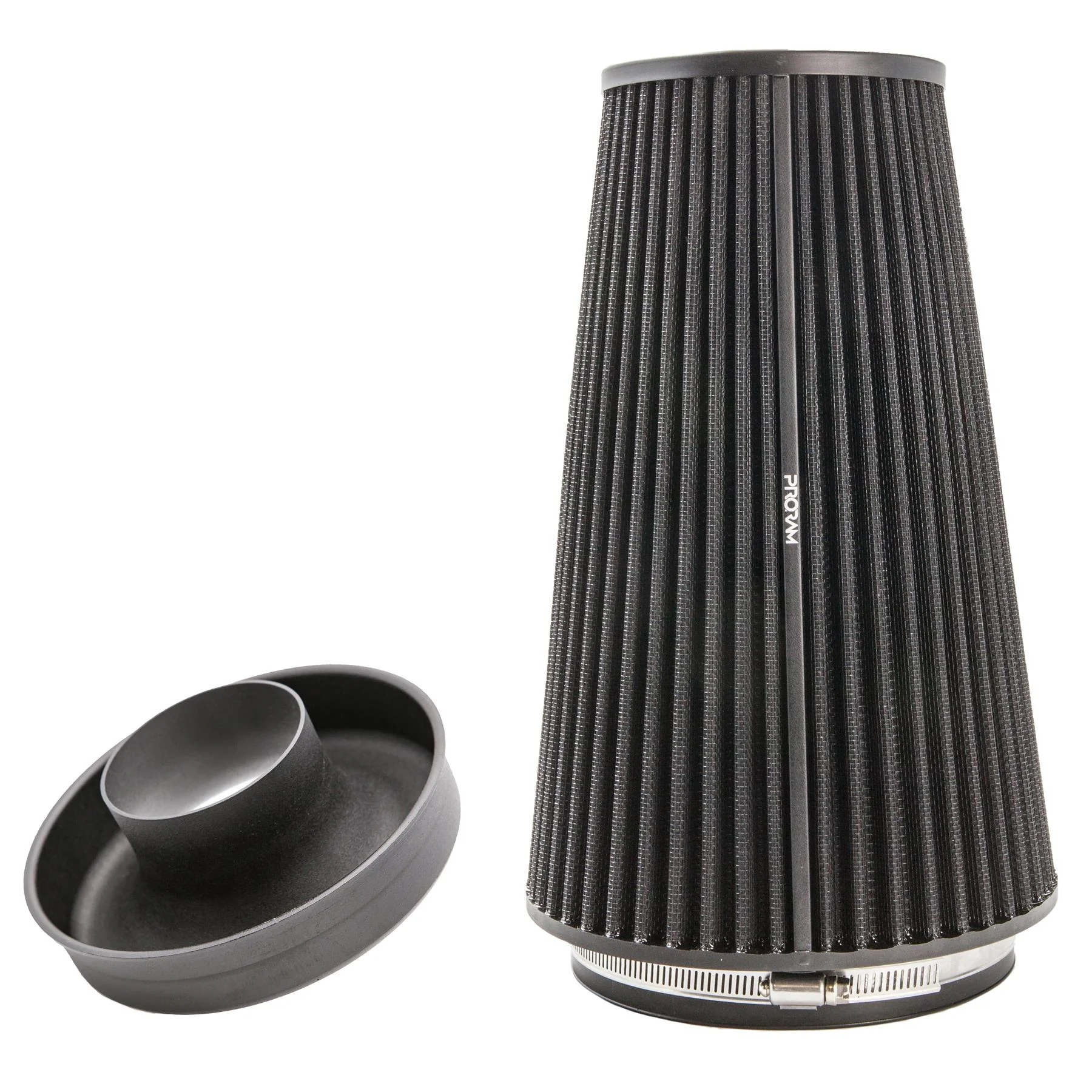 Ramair Ramair Pleated 83mm (3.25inch) ID Neck XLarge Cone Air Filter with Velocity Stack and Coupling