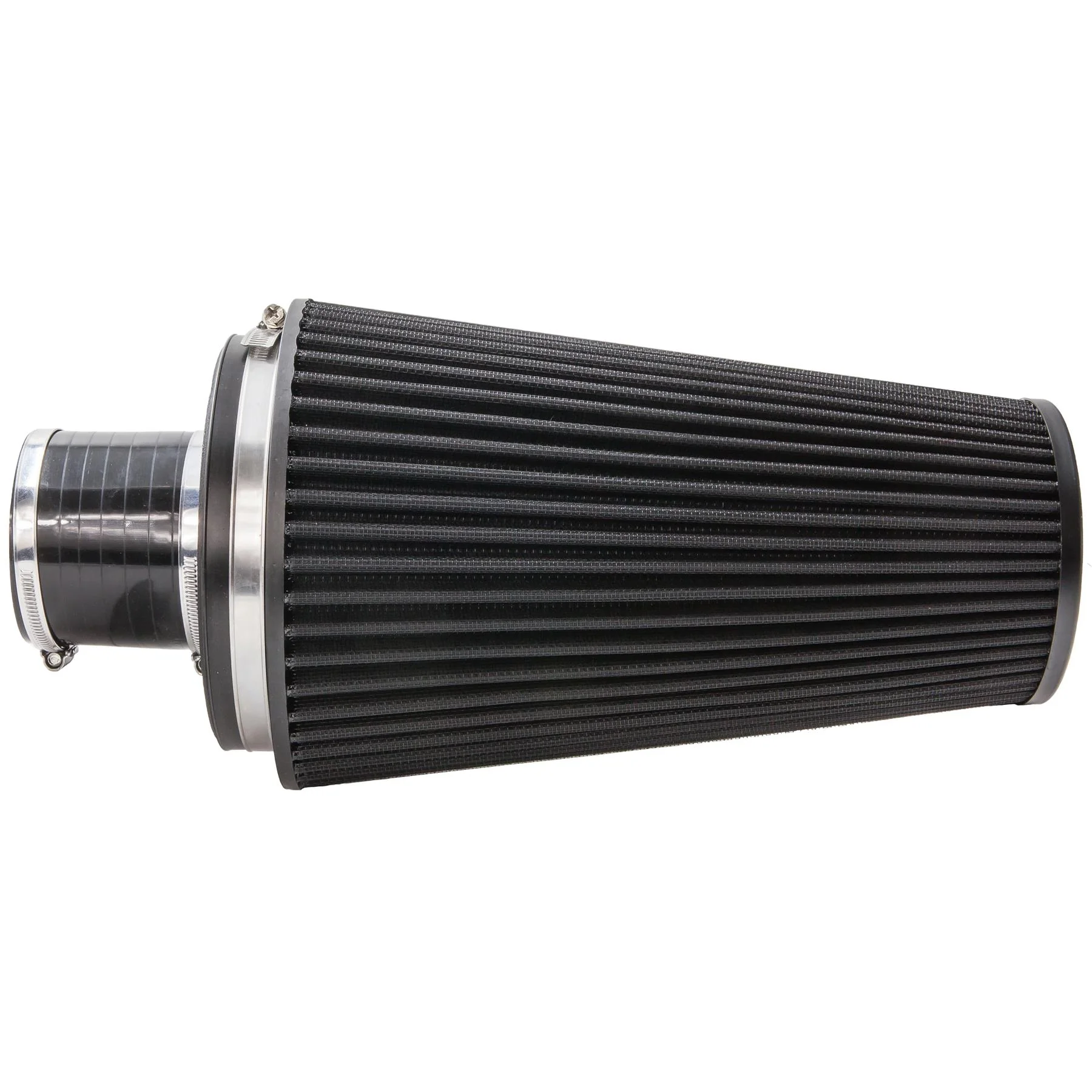 Ramair Ramair Pleated 90mm (3.5inch) ID Neck XLarge Cone Air Filter with Velocity Stack and Coupling
