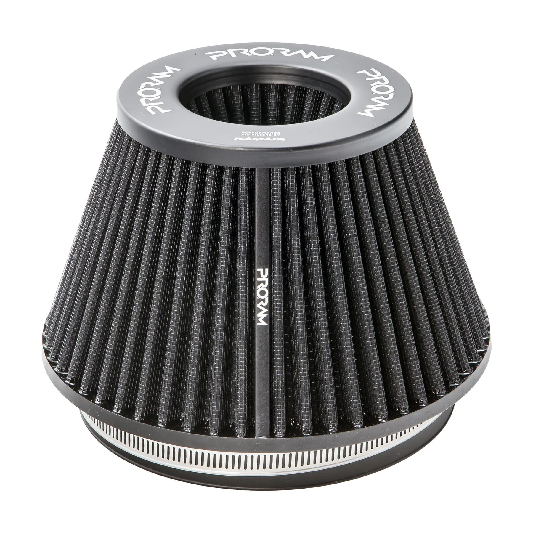 Ramair Ramair Pleated Medium Uni Performance Cone Air Filter & Velocity Stack- 70mm (2.75inch) OD