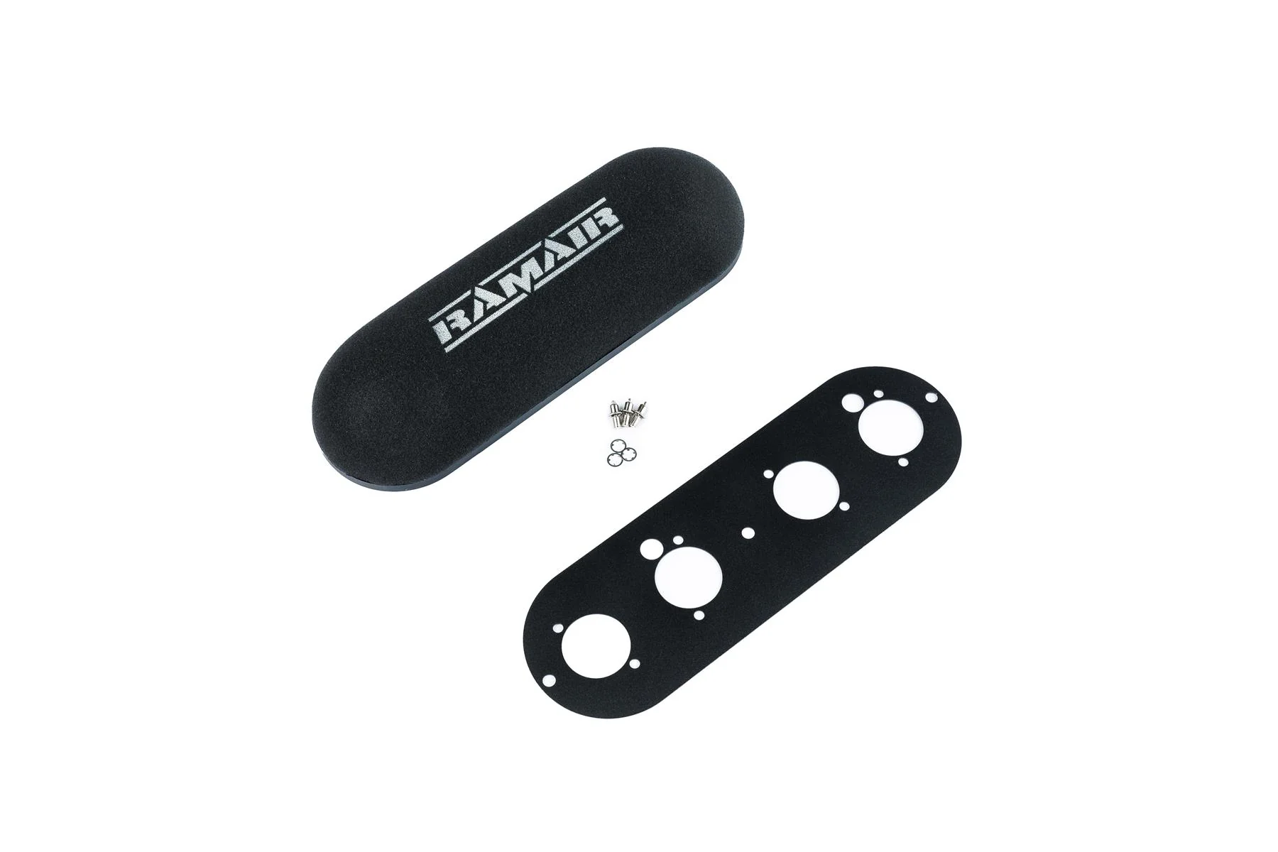 Ramair Twin Domed Carb Air Filter & Baseplate to fit Vauxhall Lotus 16v - 90mm Internal Height