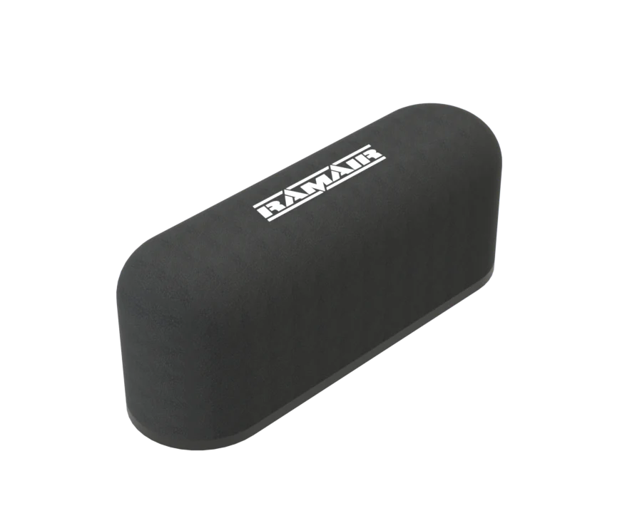 Ramair Twin Domed Carb Air Filter & Blank Baseplate - 125mm Internal Height