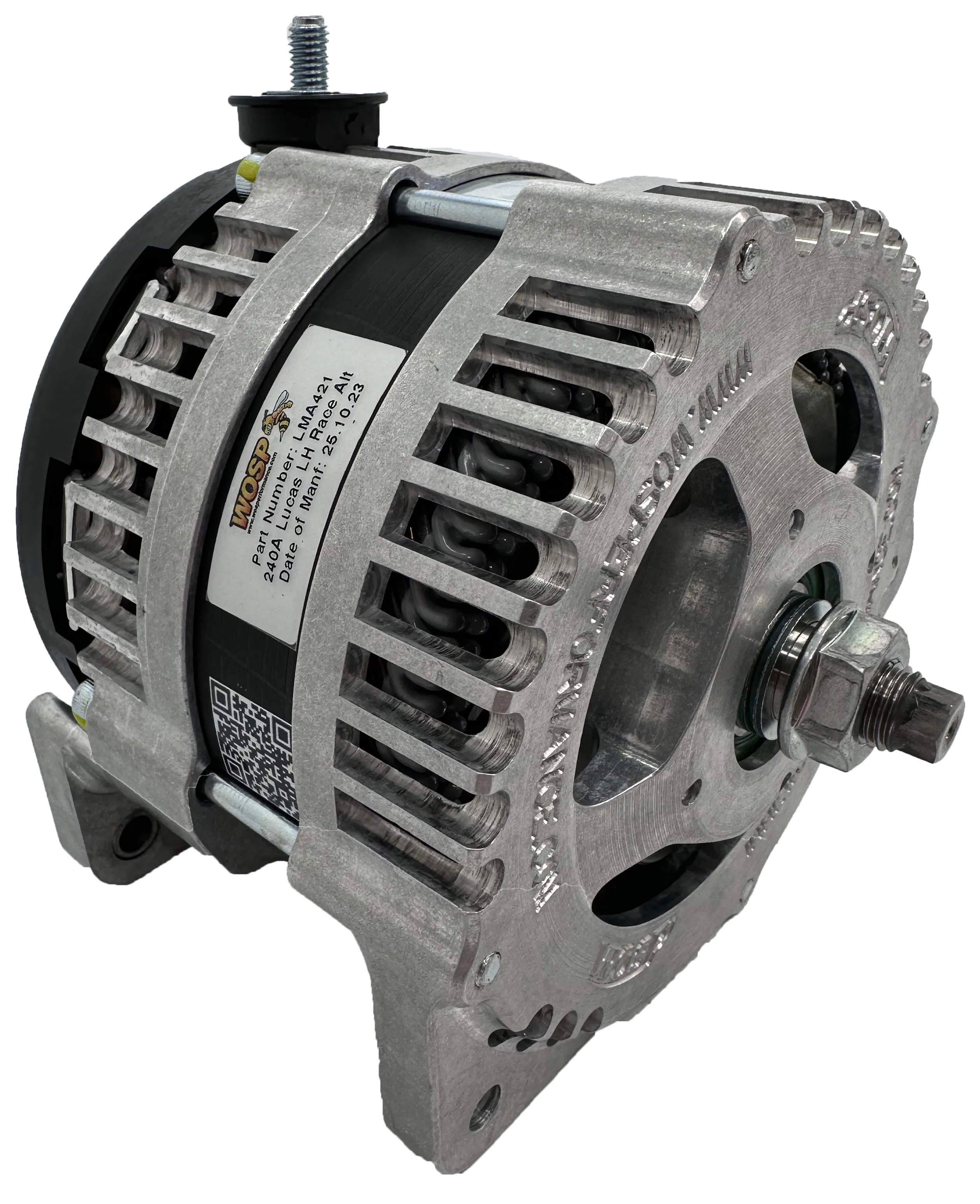 Wosp 180A Lucas type LH Mount Race Alternator