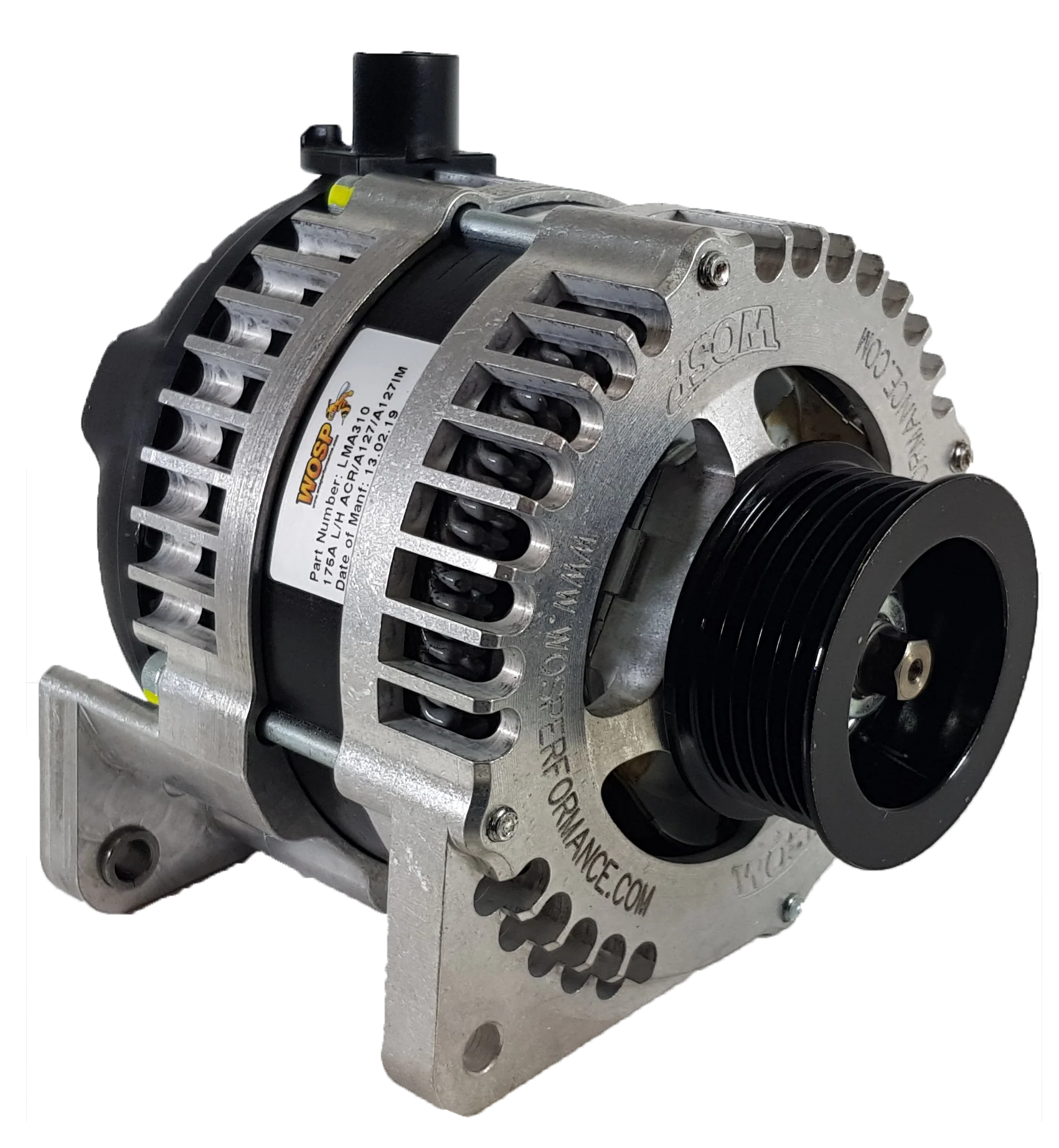 Wosp 320A Lucas type LH Mount Race Alternator (6PK)