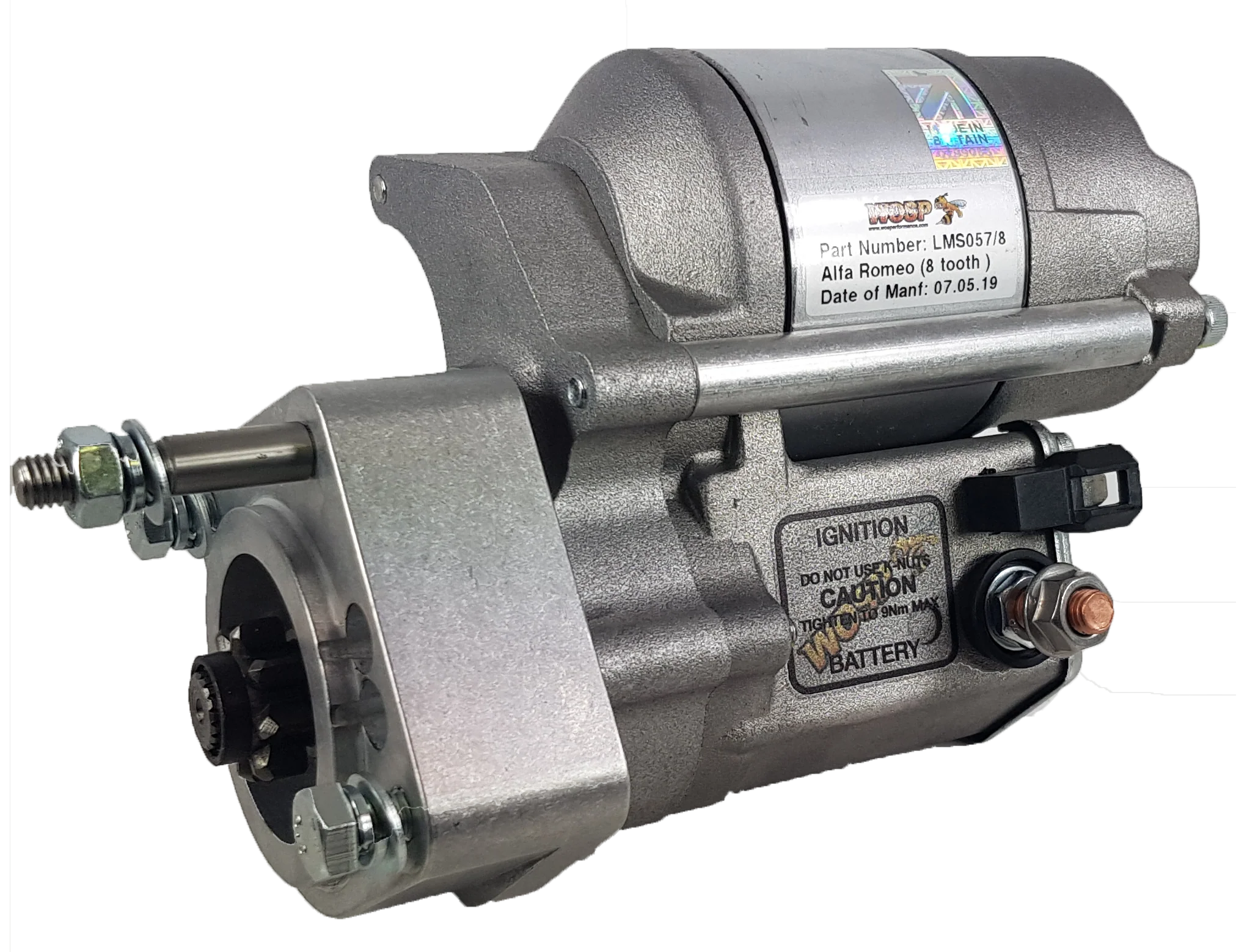Wosp Alfa Romeo 105 series / twin cam (8 tooth) high torque starter motor (LMS057-8)