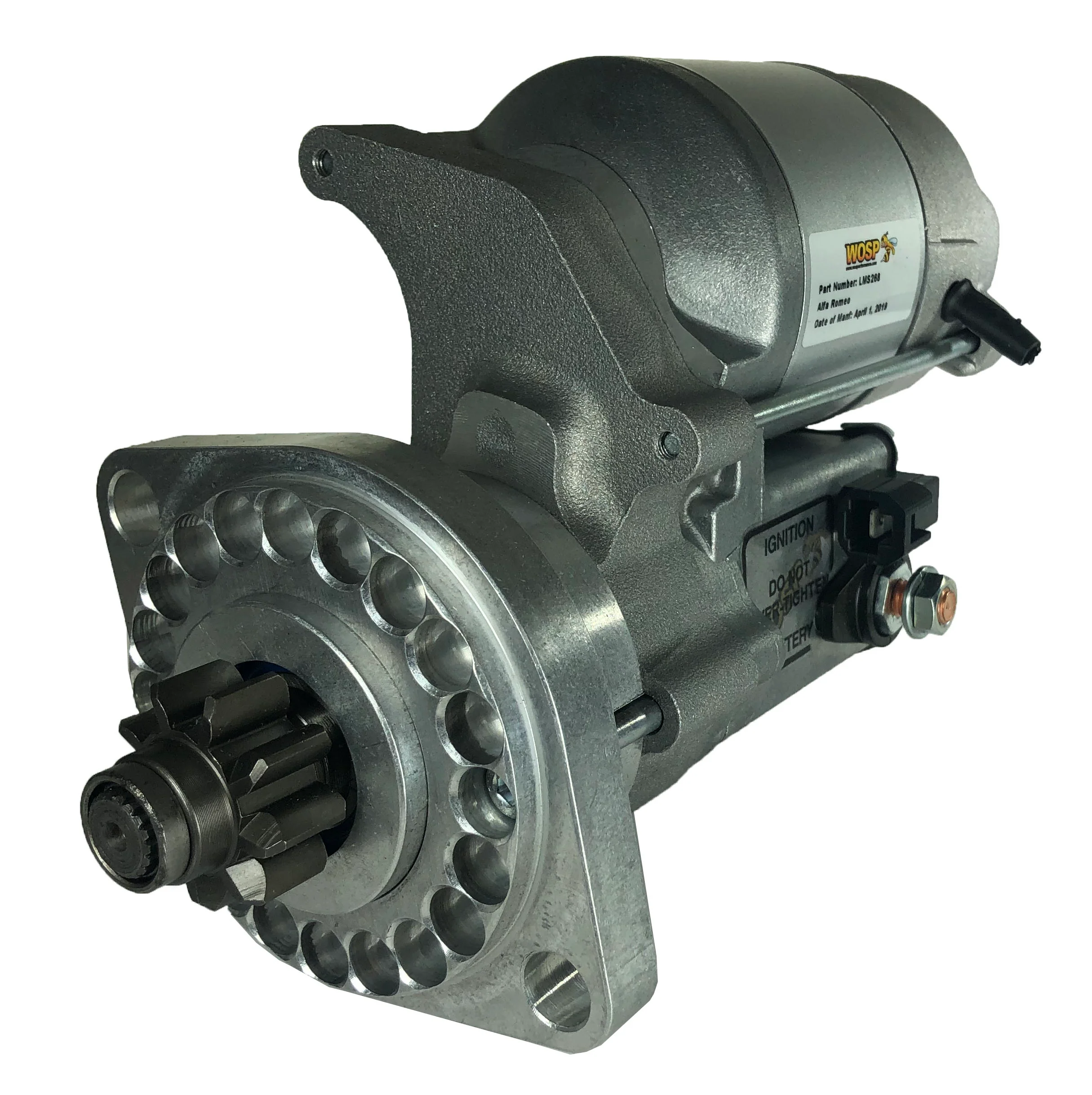 Wosp Alfa Romeo 1900 high torque starter motor (LMS268)