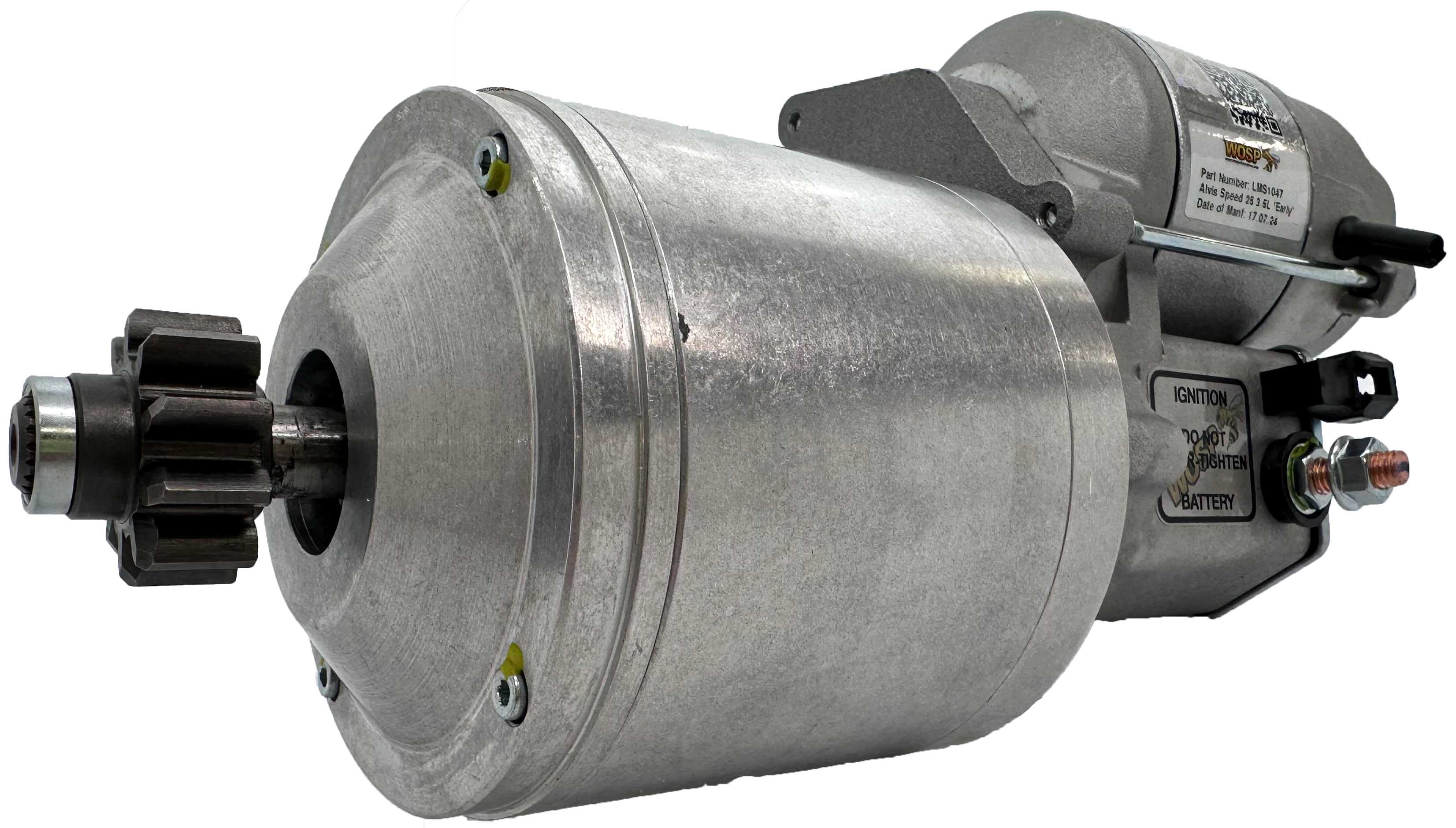 Wosp Alvis Speed 25 'early' 3.5L 6cyl (112mm mount) high torque starter motor (LMS1047)