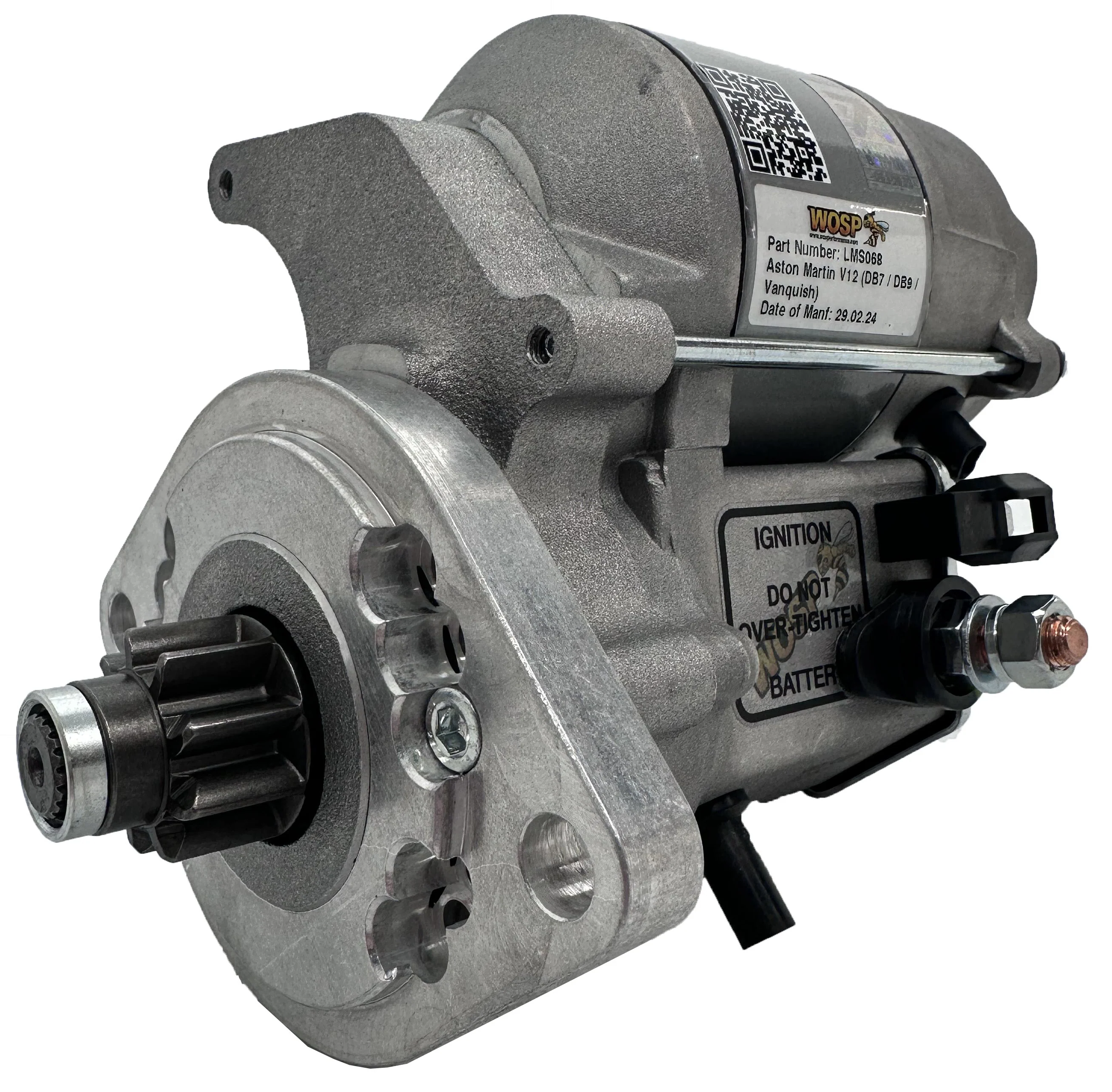 Wosp Aston Martin V12 (DB7 / DB9 / Vanquish) high torque starter motor (LMS068)