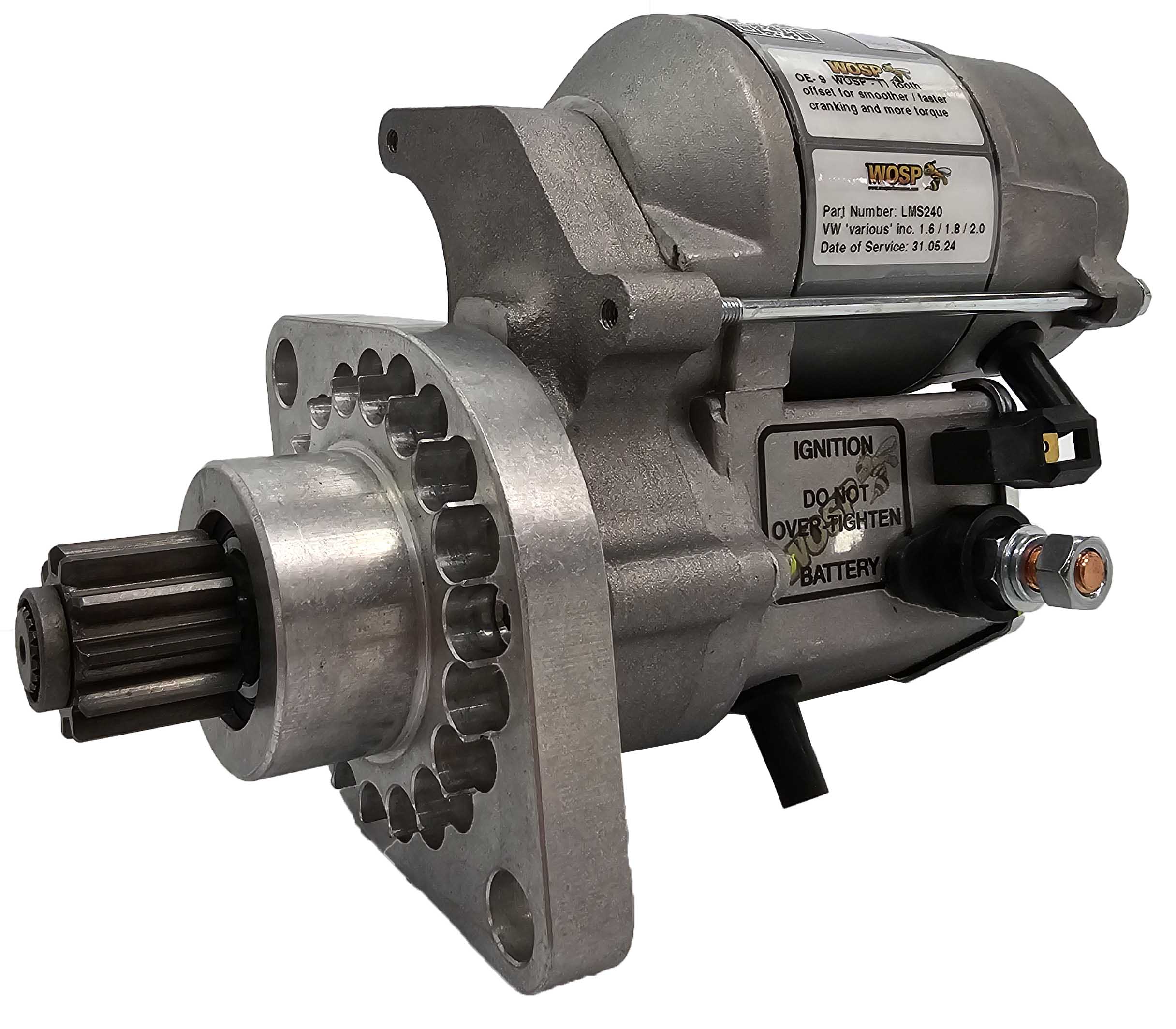 Wosp Audi / Ford / Seat / Volkswagen 1.6 / 1.8 / 2.0 /2.8 'various' high torque starter motor (LMS240)