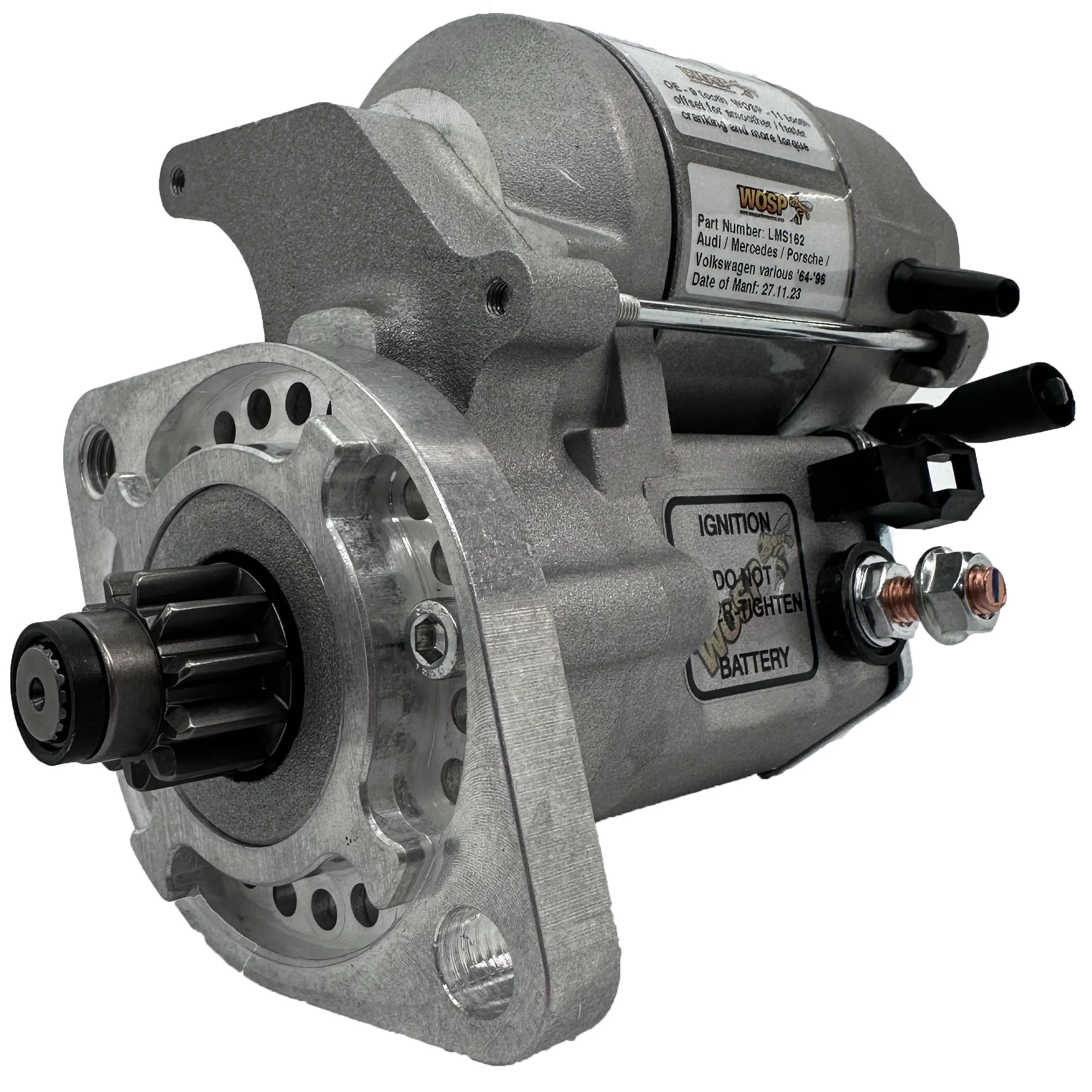 Wosp Audi / Mercedes / Porsche / Volkswagen various '58-'96 high torque starter motor (LMS162)