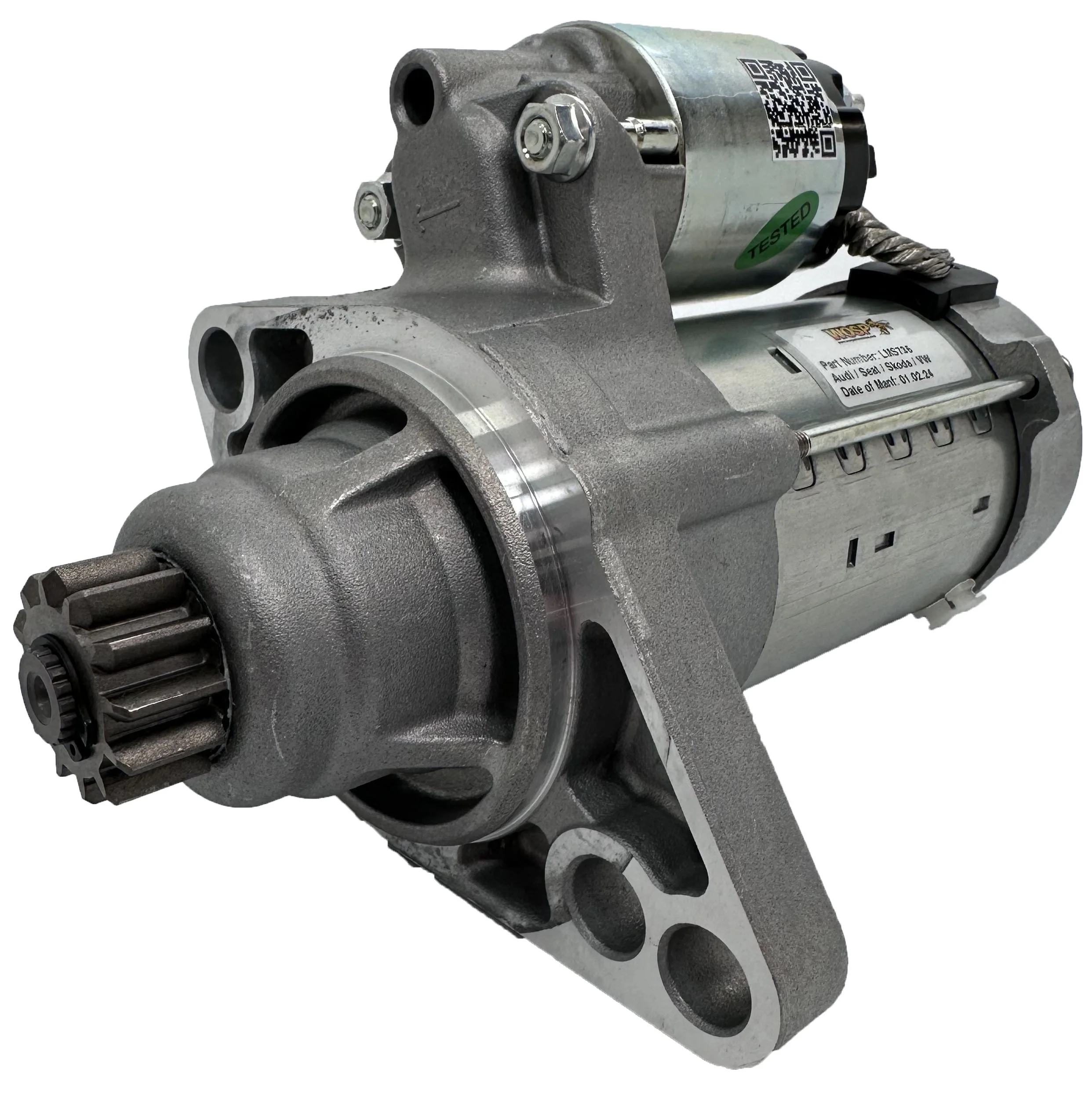 Wosp Audi / Seat / Skoda / VW '09 Onwards high performance starter motor (LMS736)