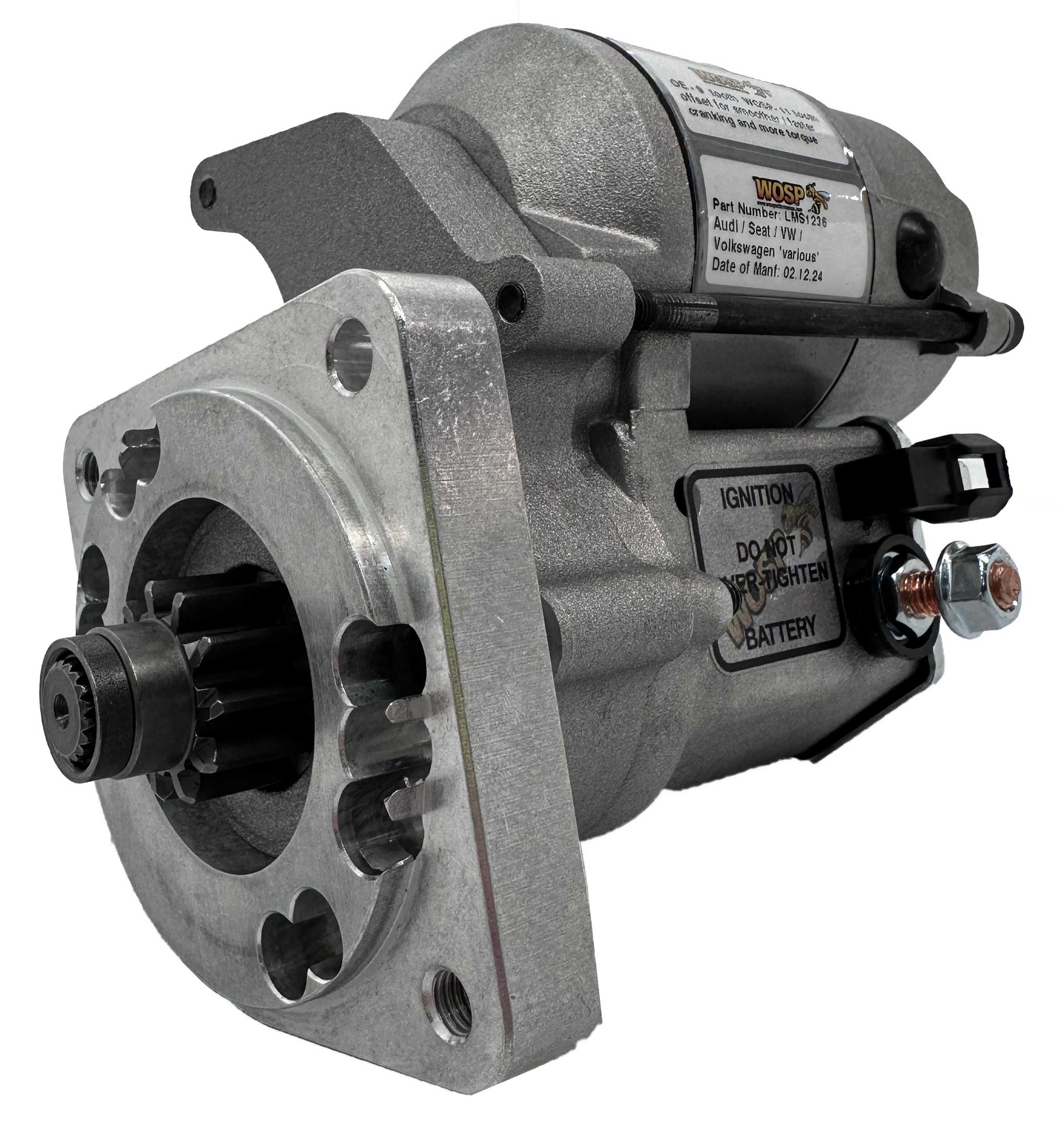 Wosp Audi / Seat / VW / Volkswagen 'various' 1.0 / 1.1 / 1.3 / 1.6 / 1.8  high torque starter motor (LMS1236)