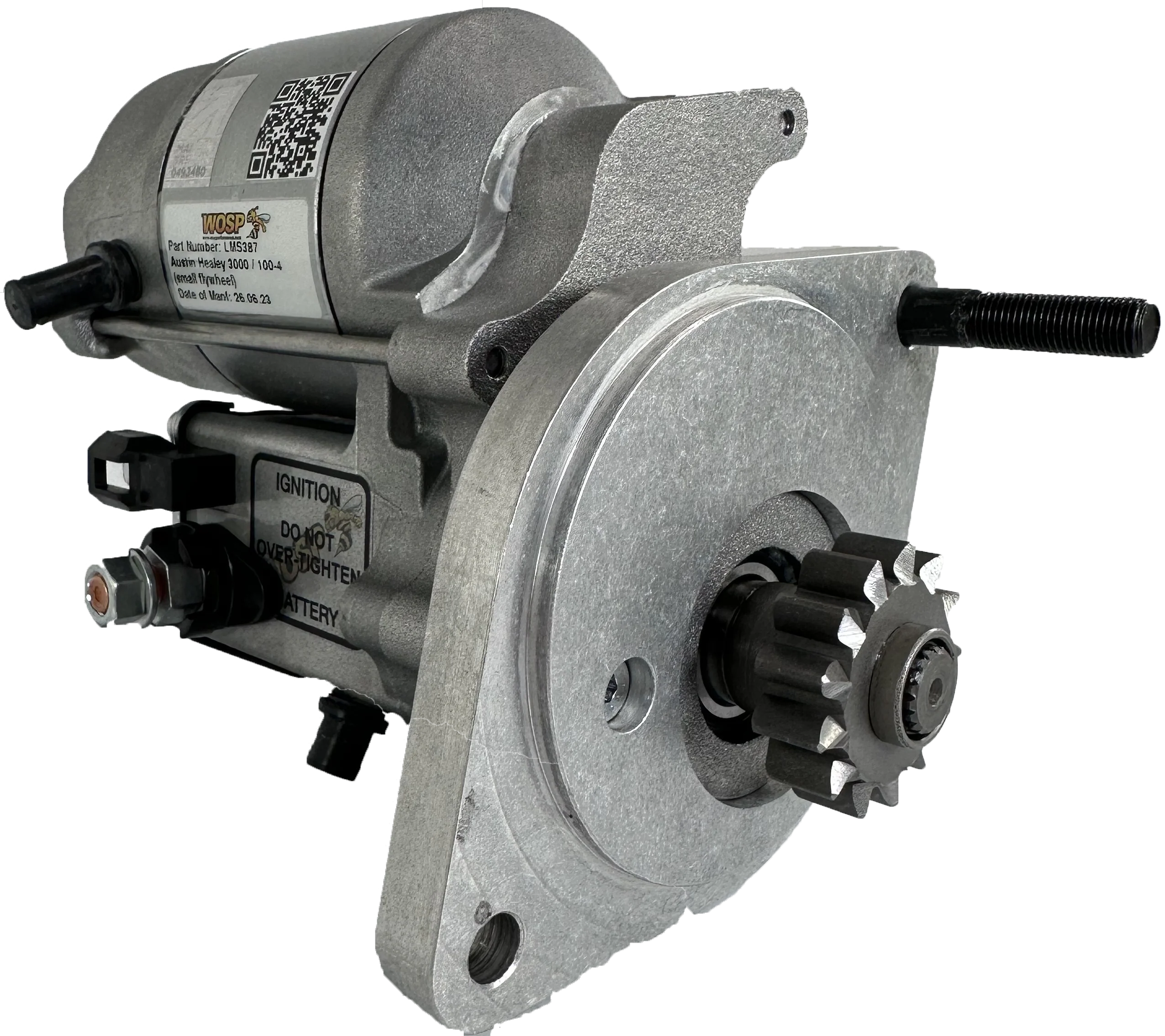 Wosp Austin Healey 3000 / 100-4 (small flywheel) high torque starter motor (LMS387)