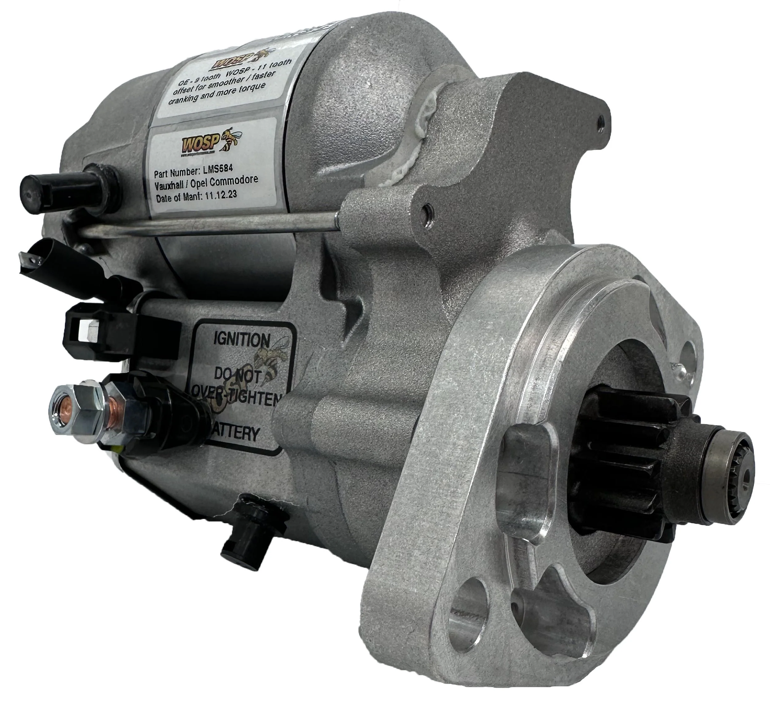 Wosp Bedford / Opel / Saab / Vauxhall various high torque starter motor (LMS584)