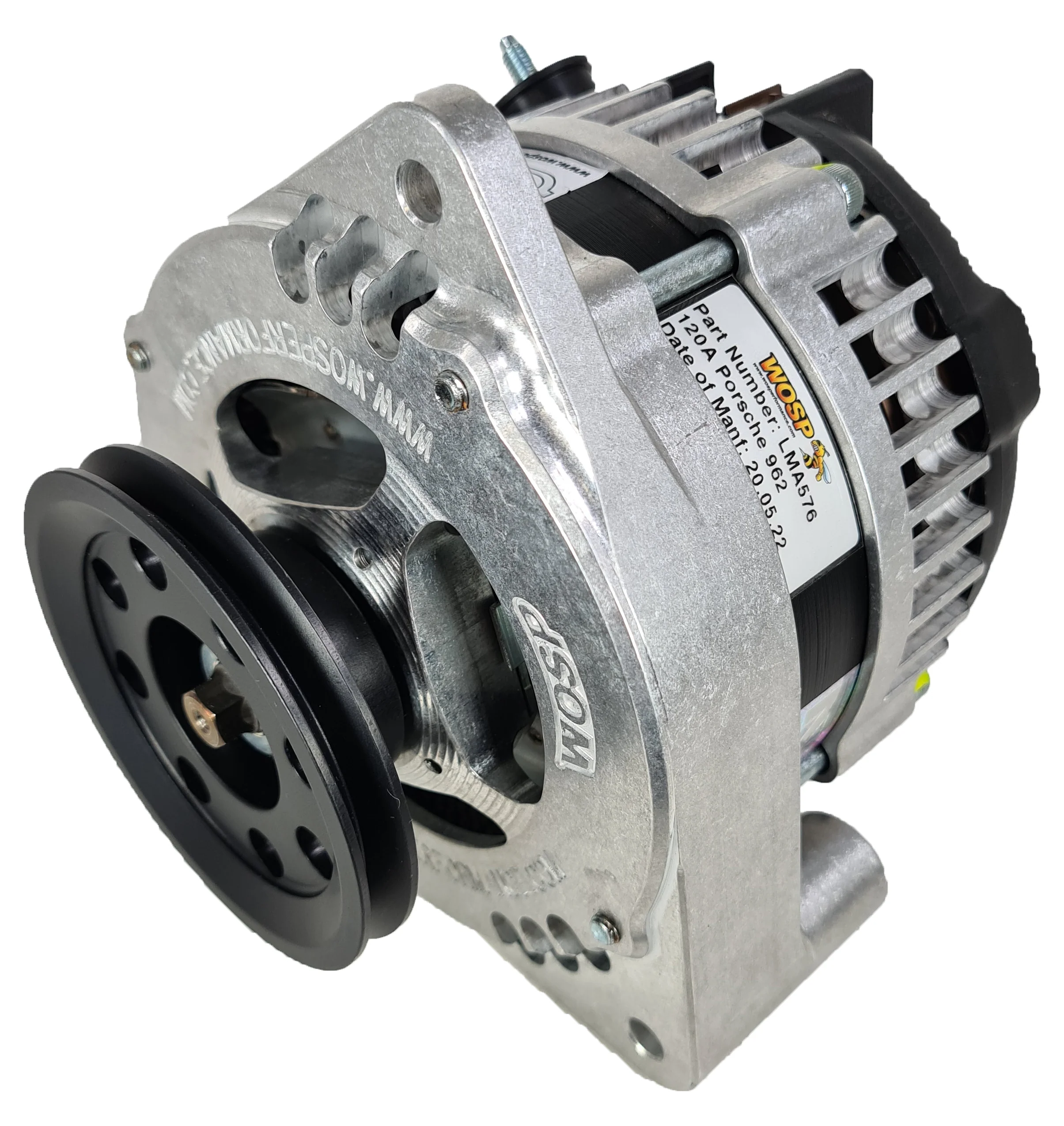 Wosp Bosch Motorsport B 120 300 013 direct replacement 120A Alternator (7mm V)