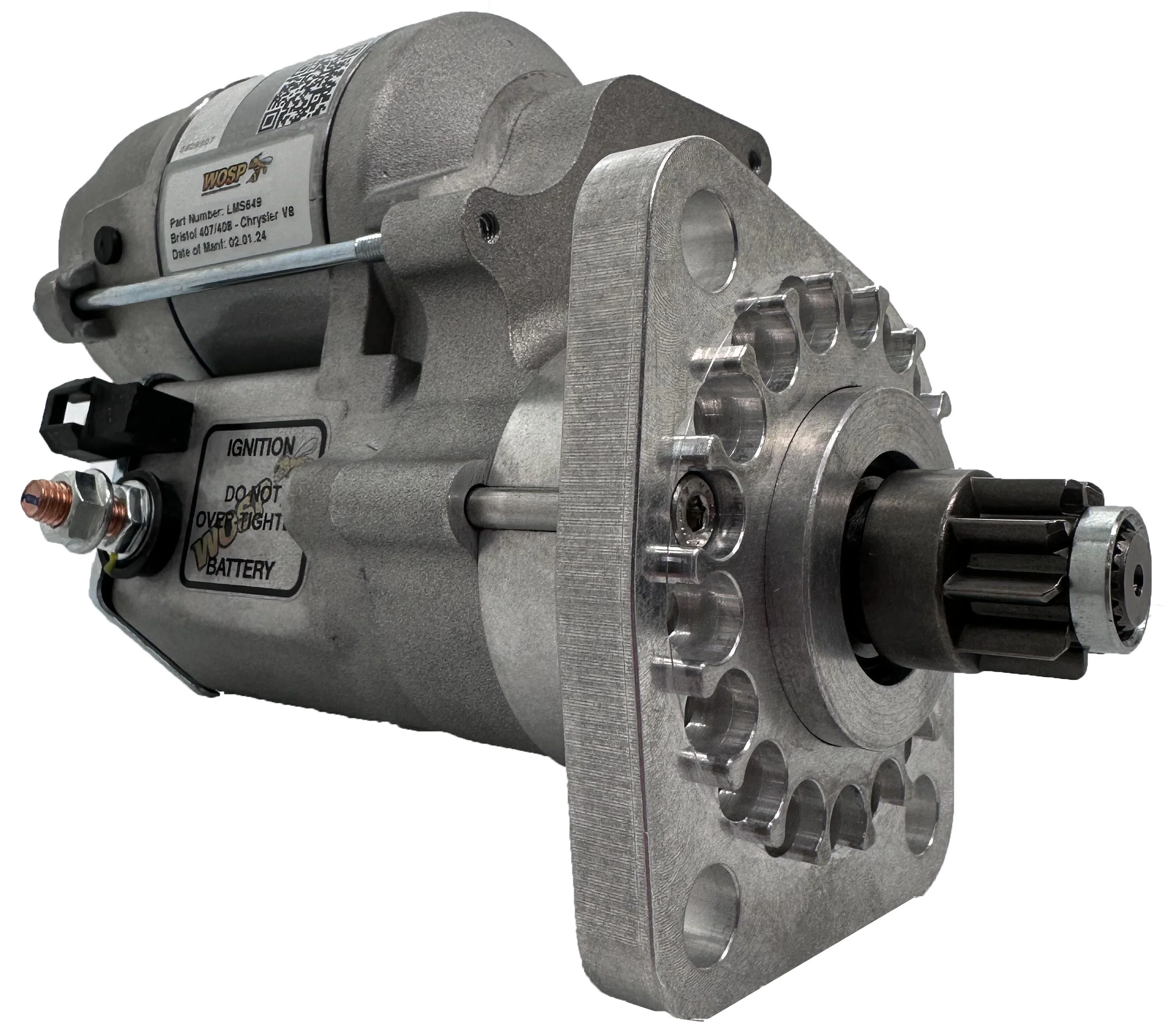 Wosp Bristol 407 / 408 - Chrysler V8 'A' engine high torque starter motor (LMS649)