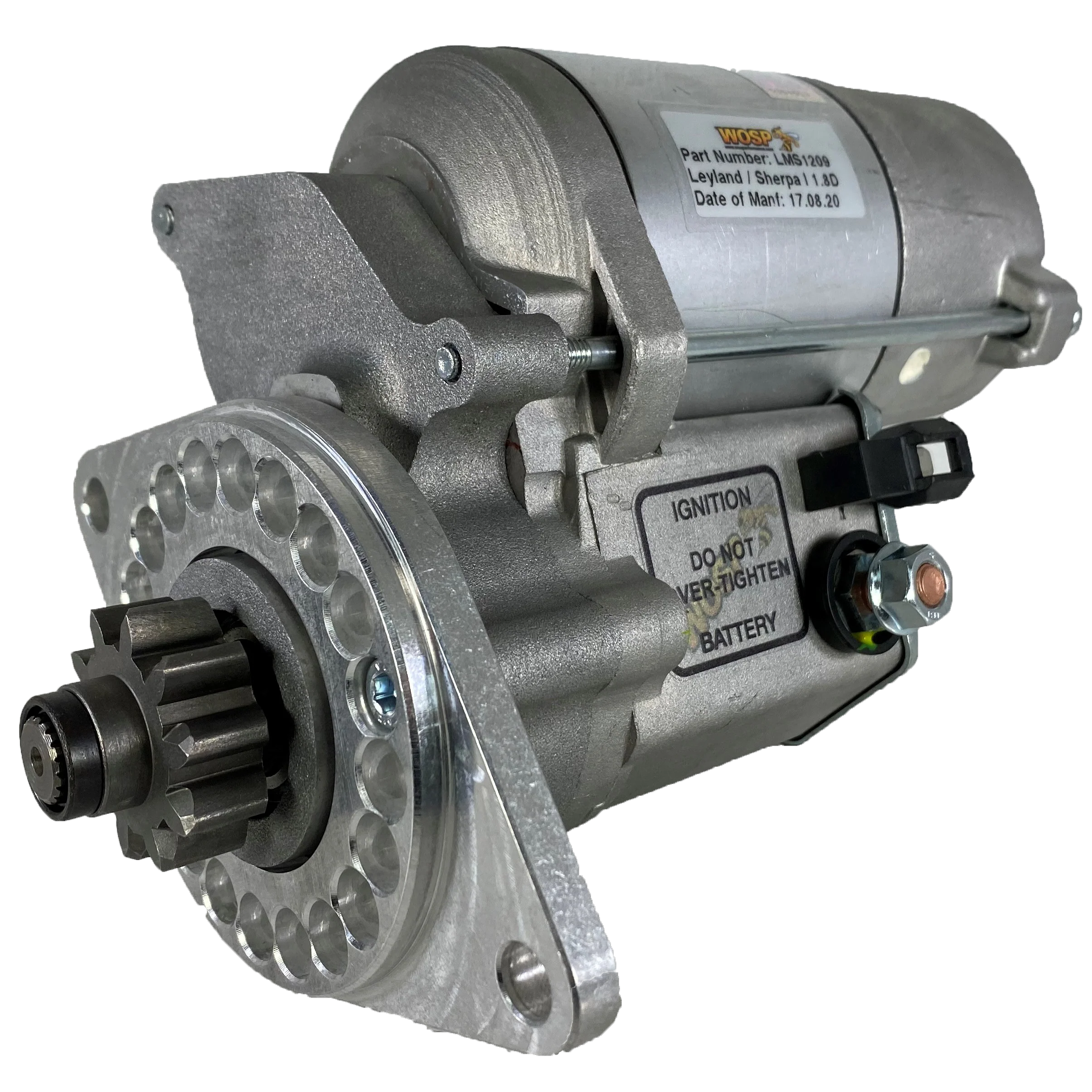 Wosp Bucher TR2800 / Leyland Sherpa 1.8D high torque starter motor (LMS1209)